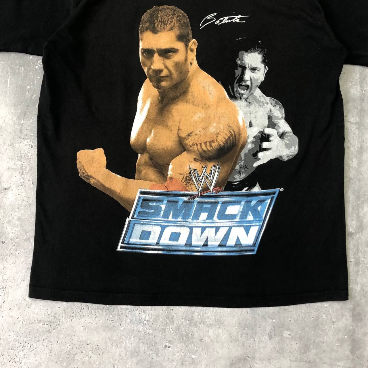 WWE Vintage 2008 WWE Smack Down Batista T Shirt Black Size S Size US S / EU 44-46 / 1 - 5 Thumbnail