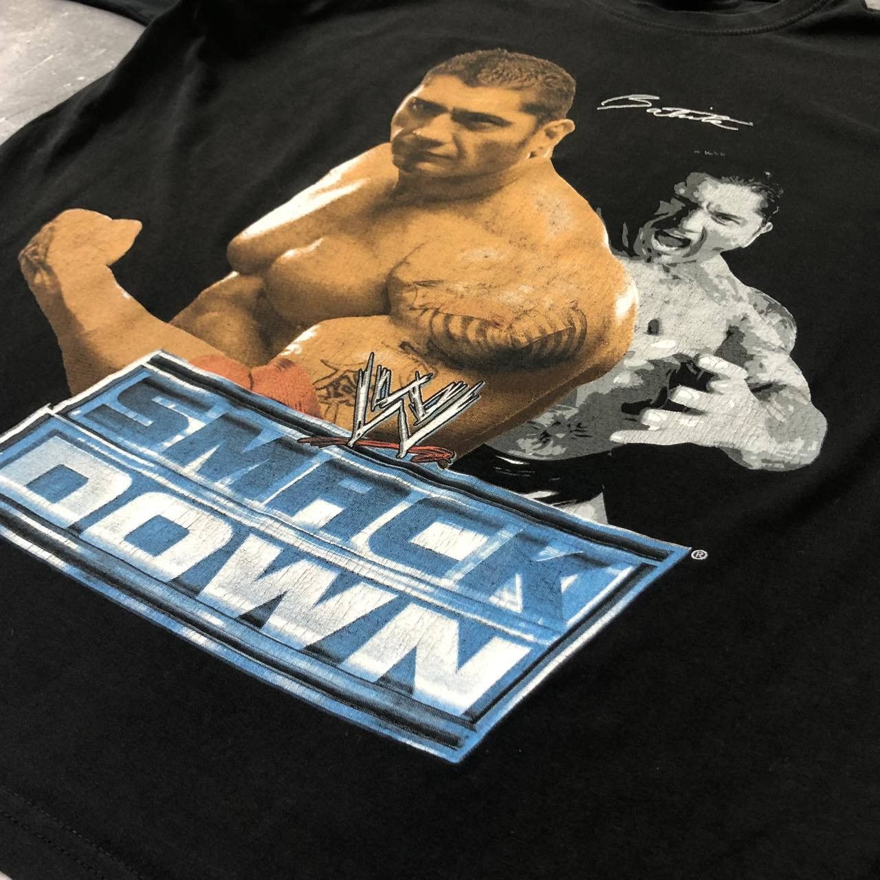 WWE Vintage 2008 WWE Smack Down Batista T Shirt Black Size S Size US S / EU 44-46 / 1 - 7 Thumbnail