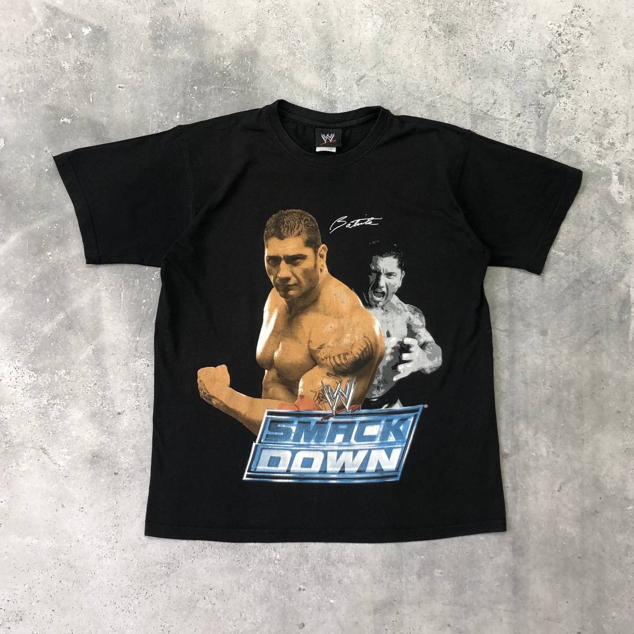WWE Vintage 2008 WWE Smack Down Batista T Shirt Black Size S Size US S / EU 44-46 / 1 - 1 Thumbnail