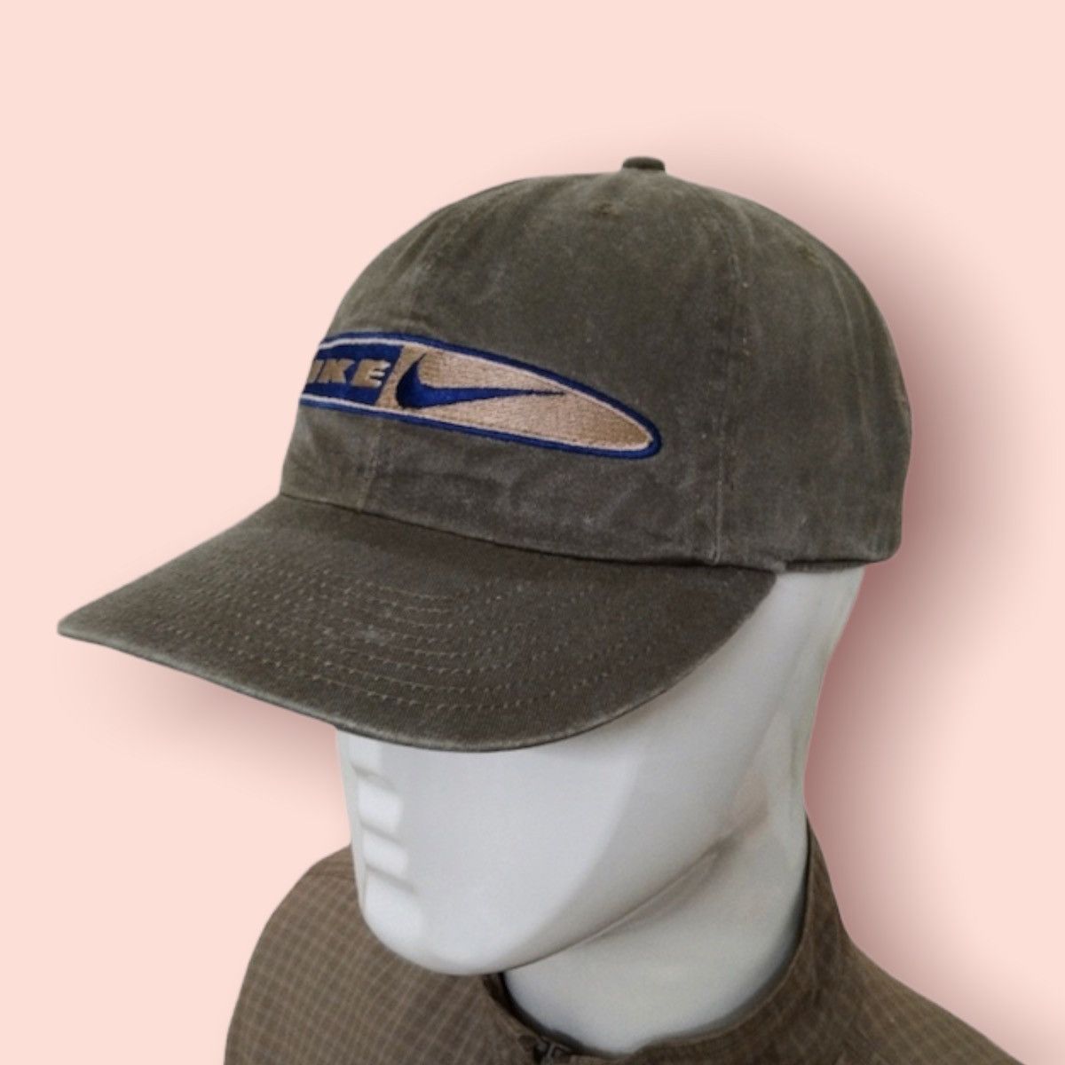 Nike VINTAGE NIKE EMBROIDERED SWOOSH STRAPBACK Size ONE SIZE - 3 Thumbnail