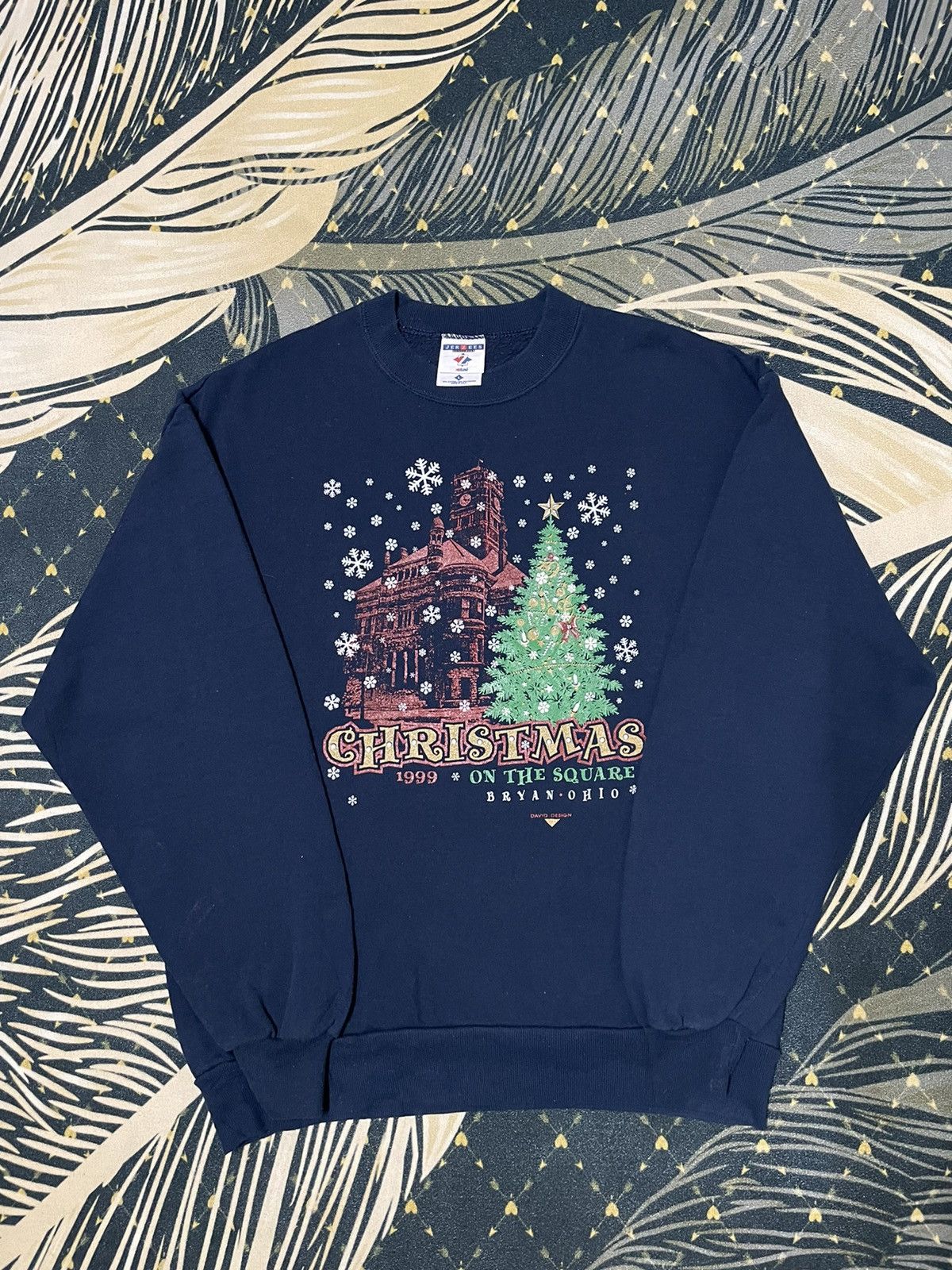 Jerzees × Other × Vintage Vintage Chrismas 1999 Bryan Ohio Size US L / EU 52-54 / 3 - 1 Thumbnail