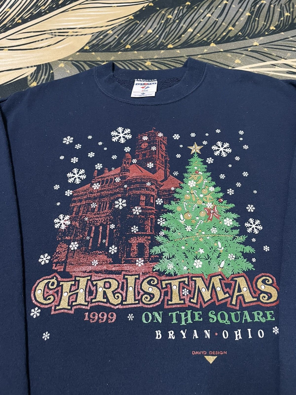 Jerzees × Other × Vintage Vintage Chrismas 1999 Bryan Ohio Size US L / EU 52-54 / 3 - 2 Thumbnail