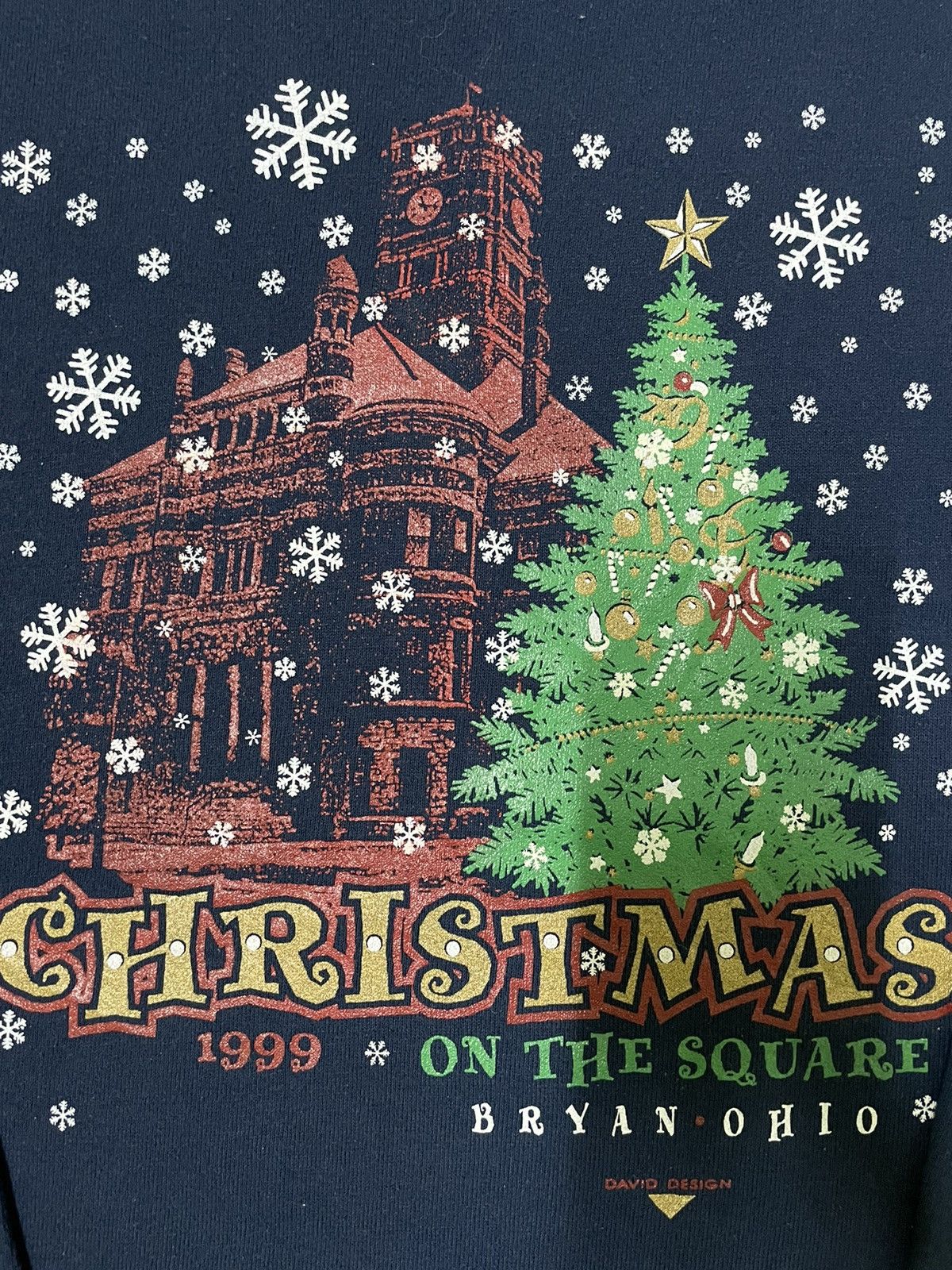 Jerzees × Other × Vintage Vintage Chrismas 1999 Bryan Ohio Size US L / EU 52-54 / 3 - 6 Thumbnail