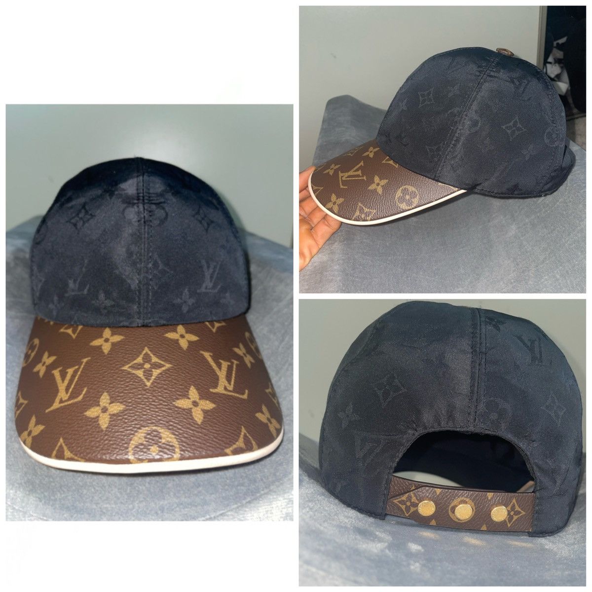 Louis Vuitton LV Get Ready Cap Black Polyester. Size L