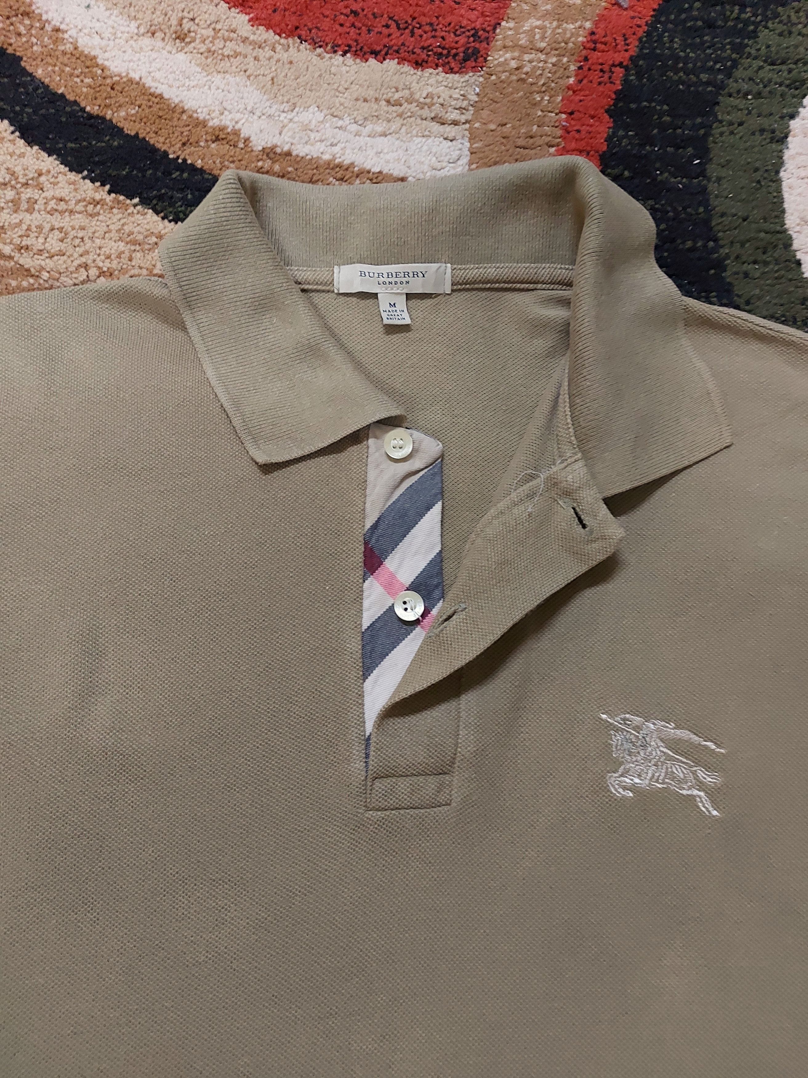 Burberry (B121) burberry - polo shirt made in GB Size US M / EU 48-50 / 2 - 7 Thumbnail
