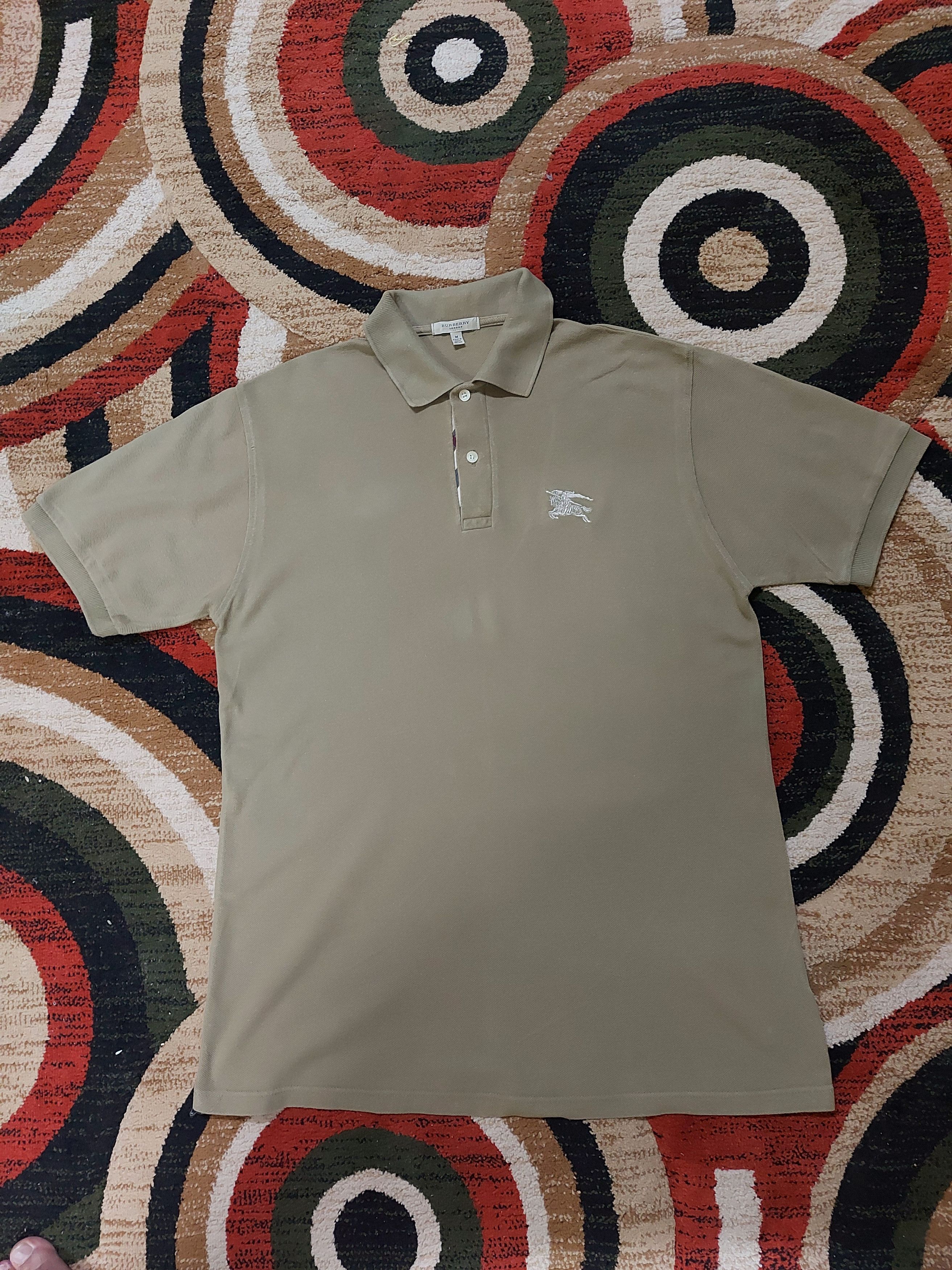Burberry (B121) burberry - polo shirt made in GB Size US M / EU 48-50 / 2 - 2 Thumbnail