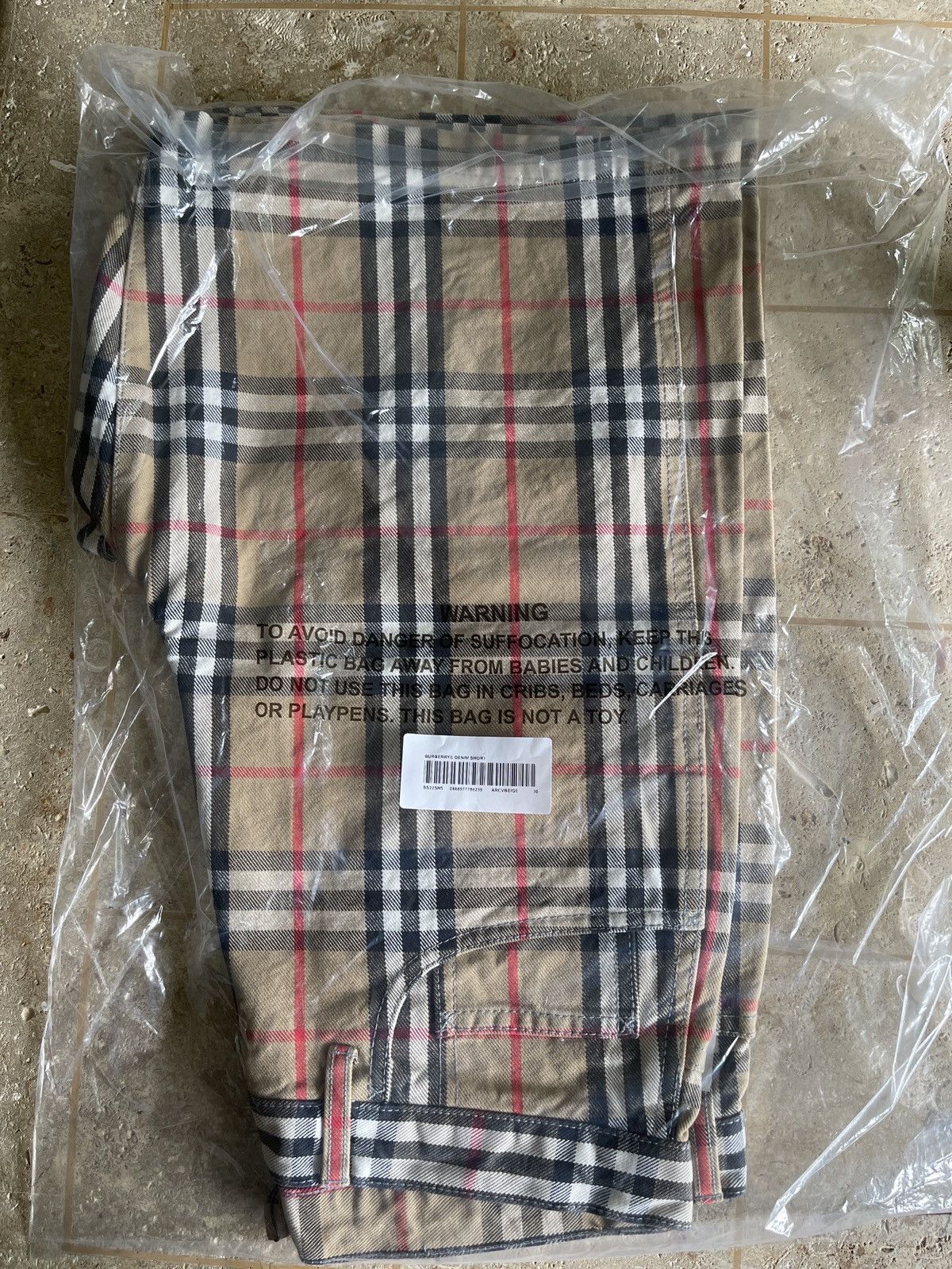 Burberry Denim Shorts Supreme