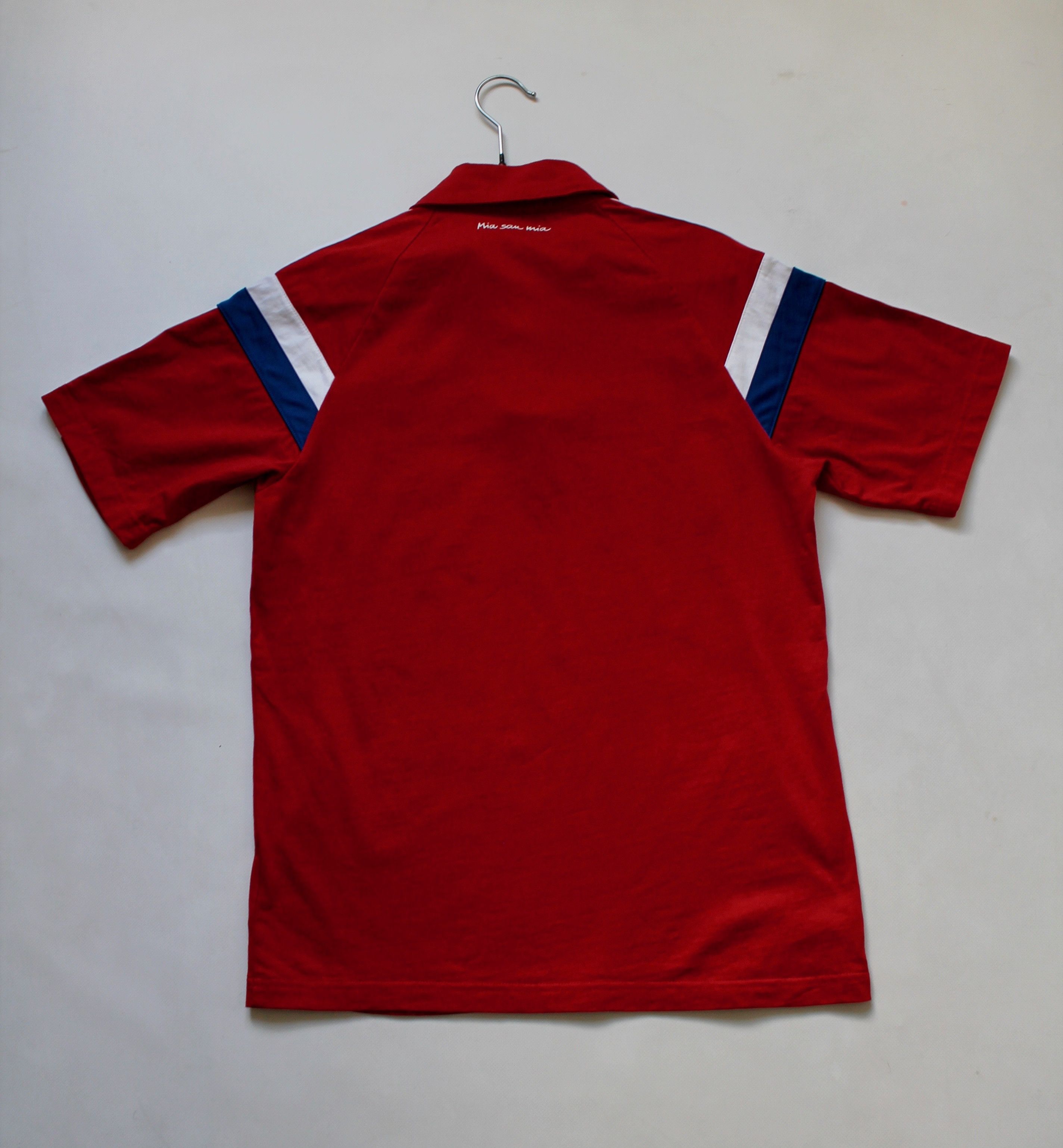 Adidas 2014 Bayern Munich Training Cotton Polo Shirt Munchen Size US S / EU 44-46 / 1 - 14 Thumbnail