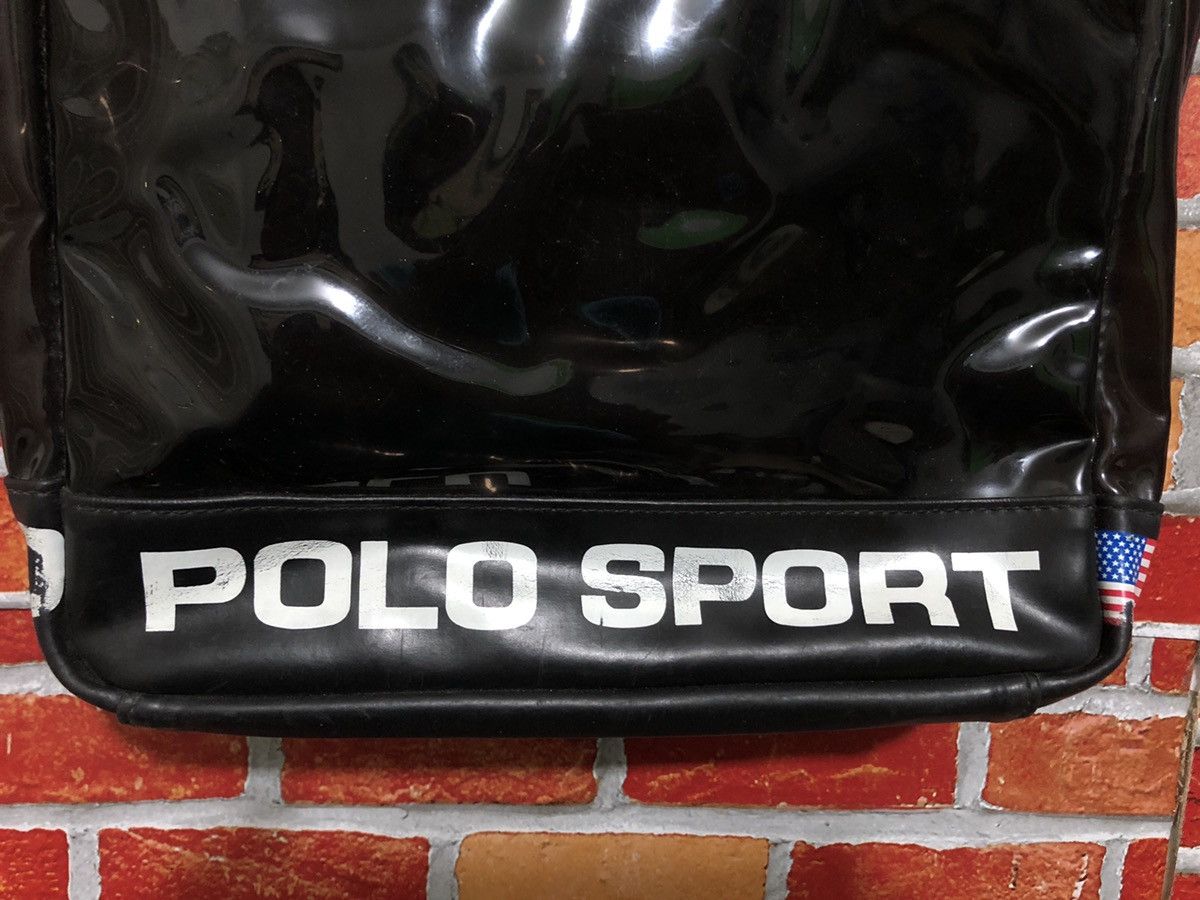 Vintage Vintage Polo Sport Ralph Lauren Clear Black Tote Bag Size ONE SIZE - 4 Thumbnail