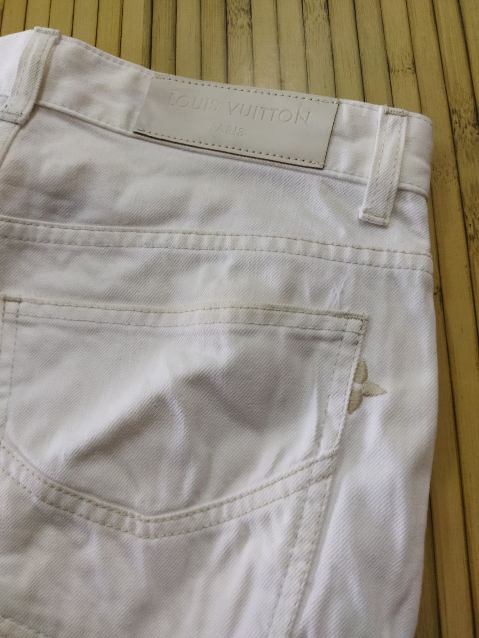 Louis Vuitton Louis Vuitton White Jeans Size US 30 / EU 46 - 6 Thumbnail