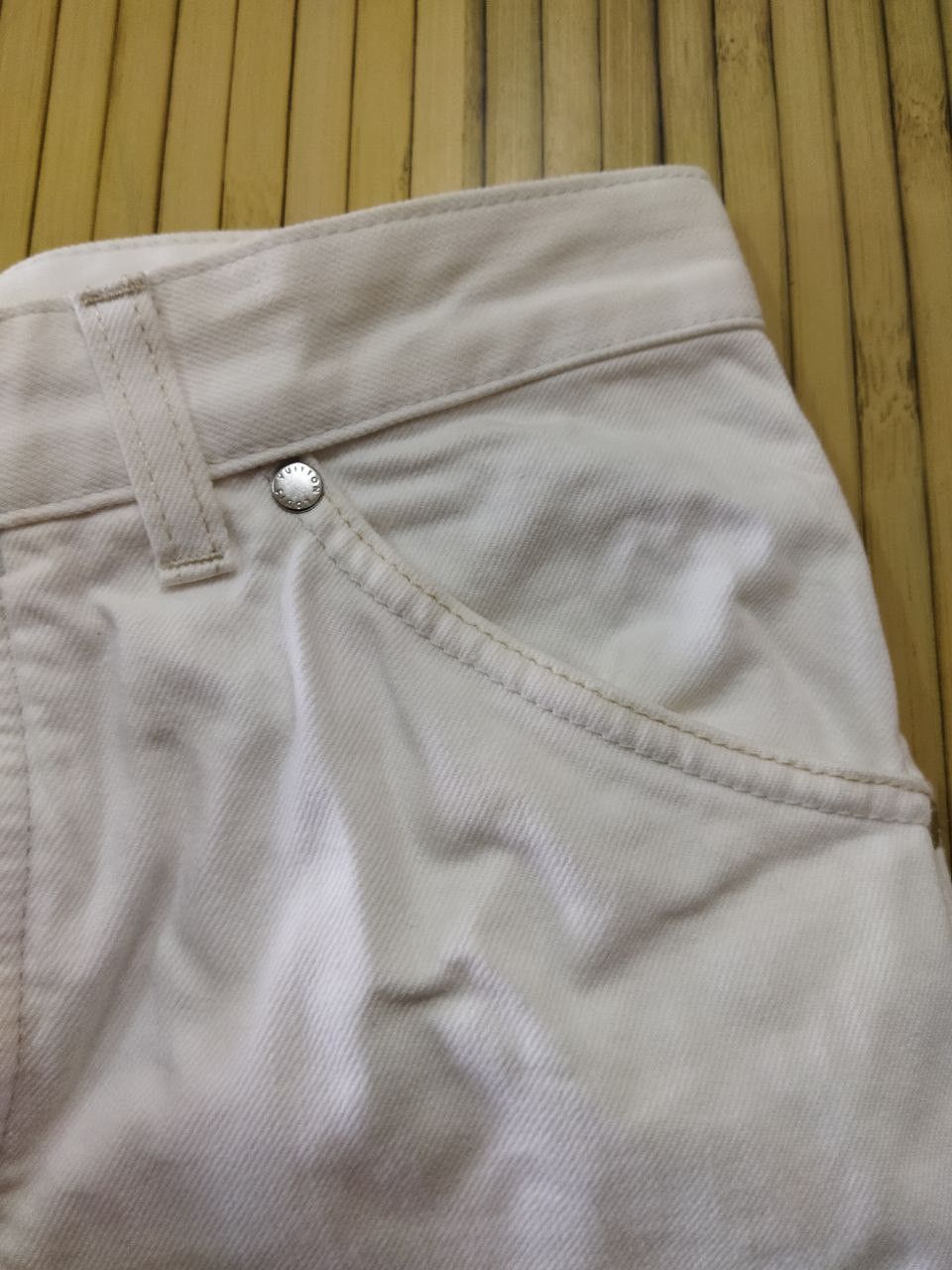 Louis Vuitton Louis Vuitton White Jeans Size US 30 / EU 46 - 13 Thumbnail