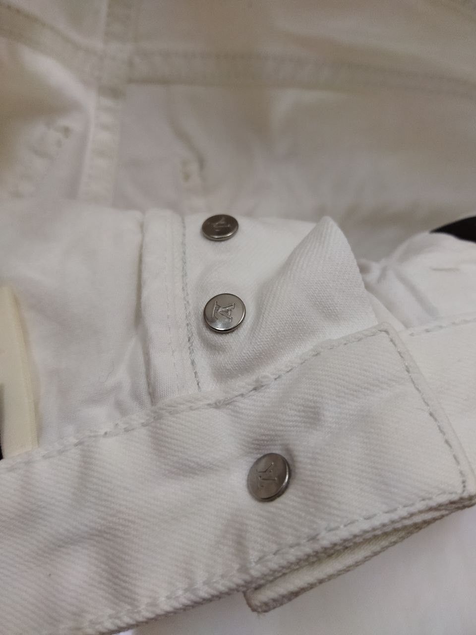 Louis Vuitton Louis Vuitton White Jeans Size US 30 / EU 46 - 12 Thumbnail