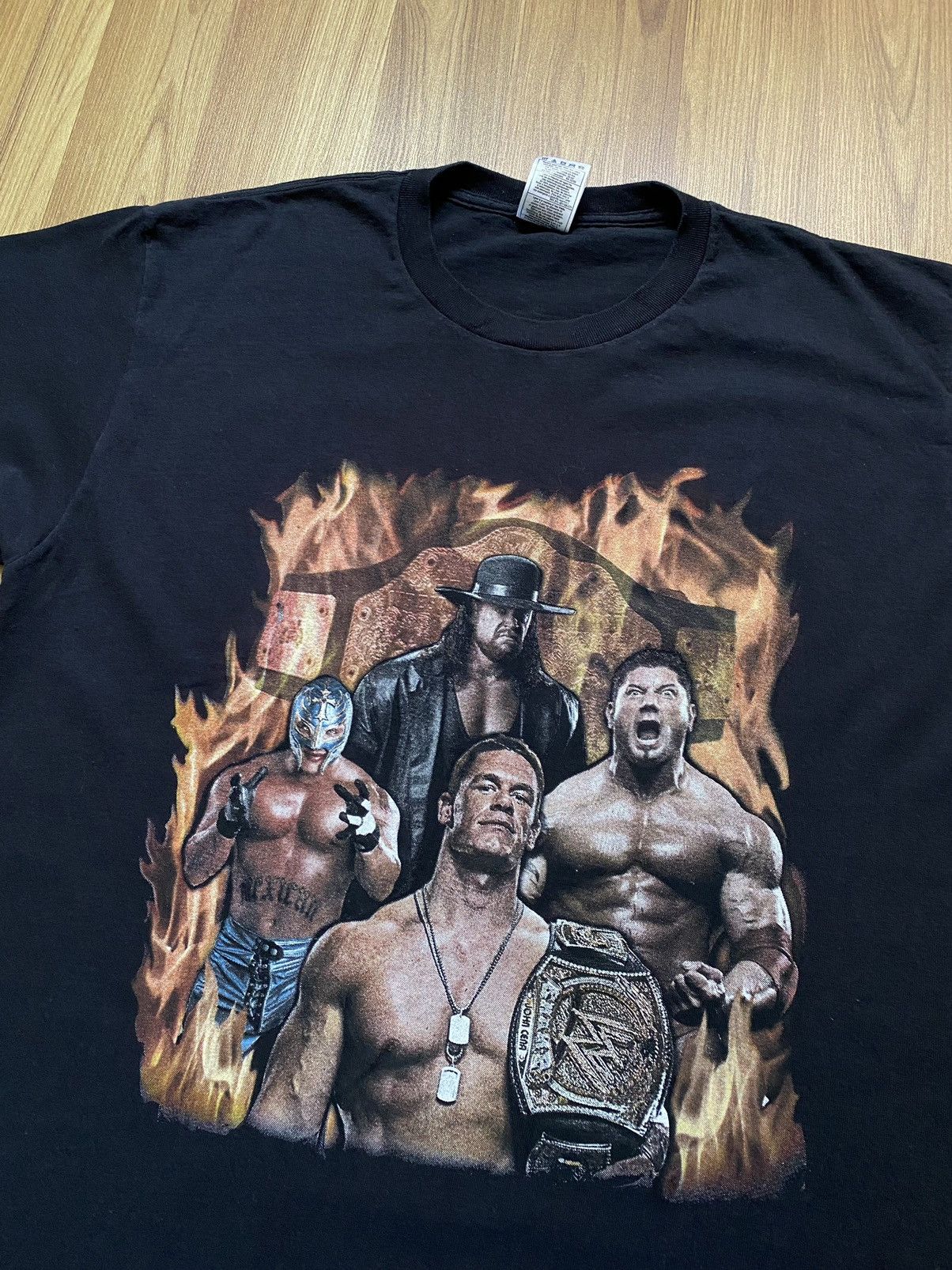 WWE Vintage The Undertaker T Shirt Tee Cena Rey Misterio Batista Size US L / EU 52-54 / 3 - 2 Thumbnail