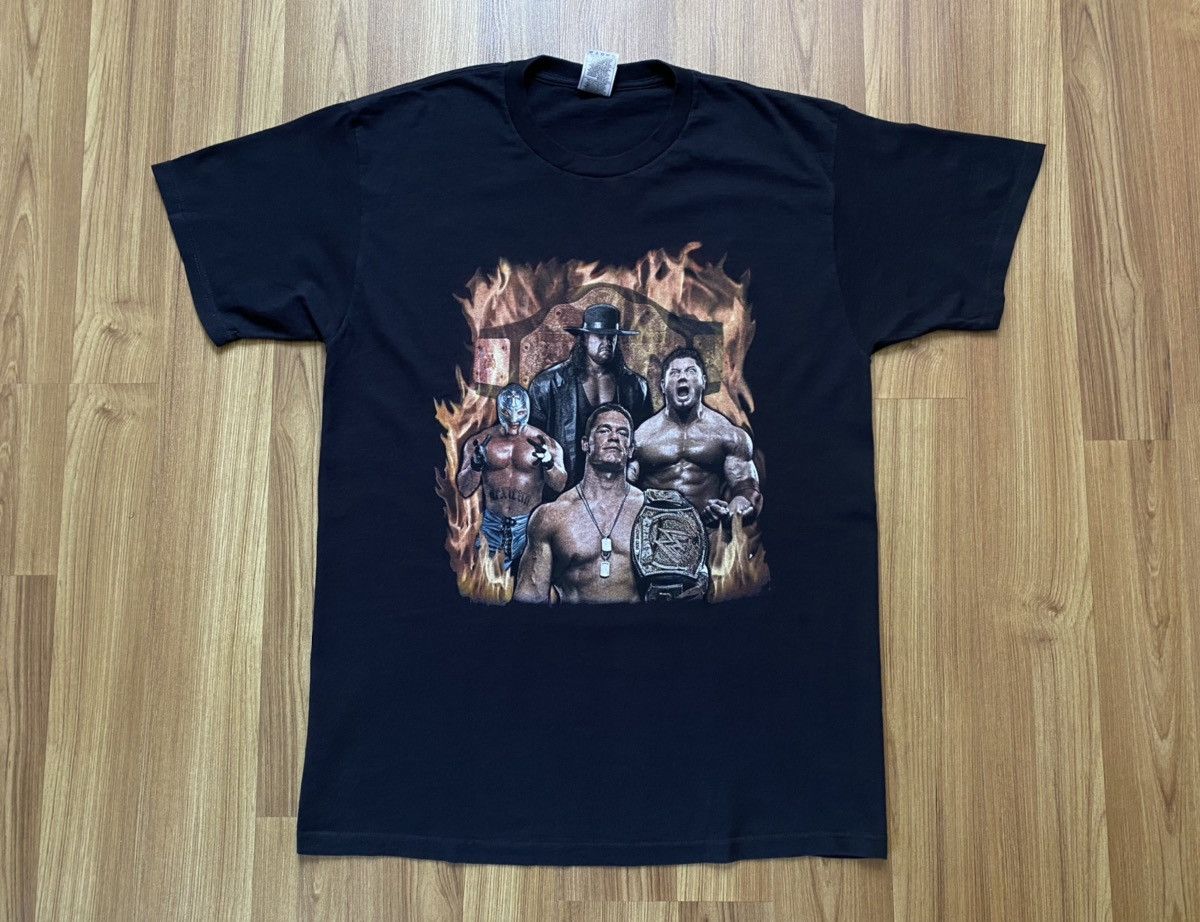 WWE Vintage The Undertaker T Shirt Tee Cena Rey Misterio Batista Size US L / EU 52-54 / 3 - 1 Thumbnail