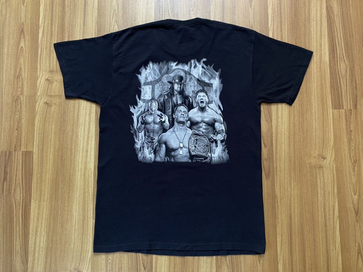 WWE Vintage The Undertaker T Shirt Tee Cena Rey Misterio Batista Size US L / EU 52-54 / 3 - 5 Thumbnail