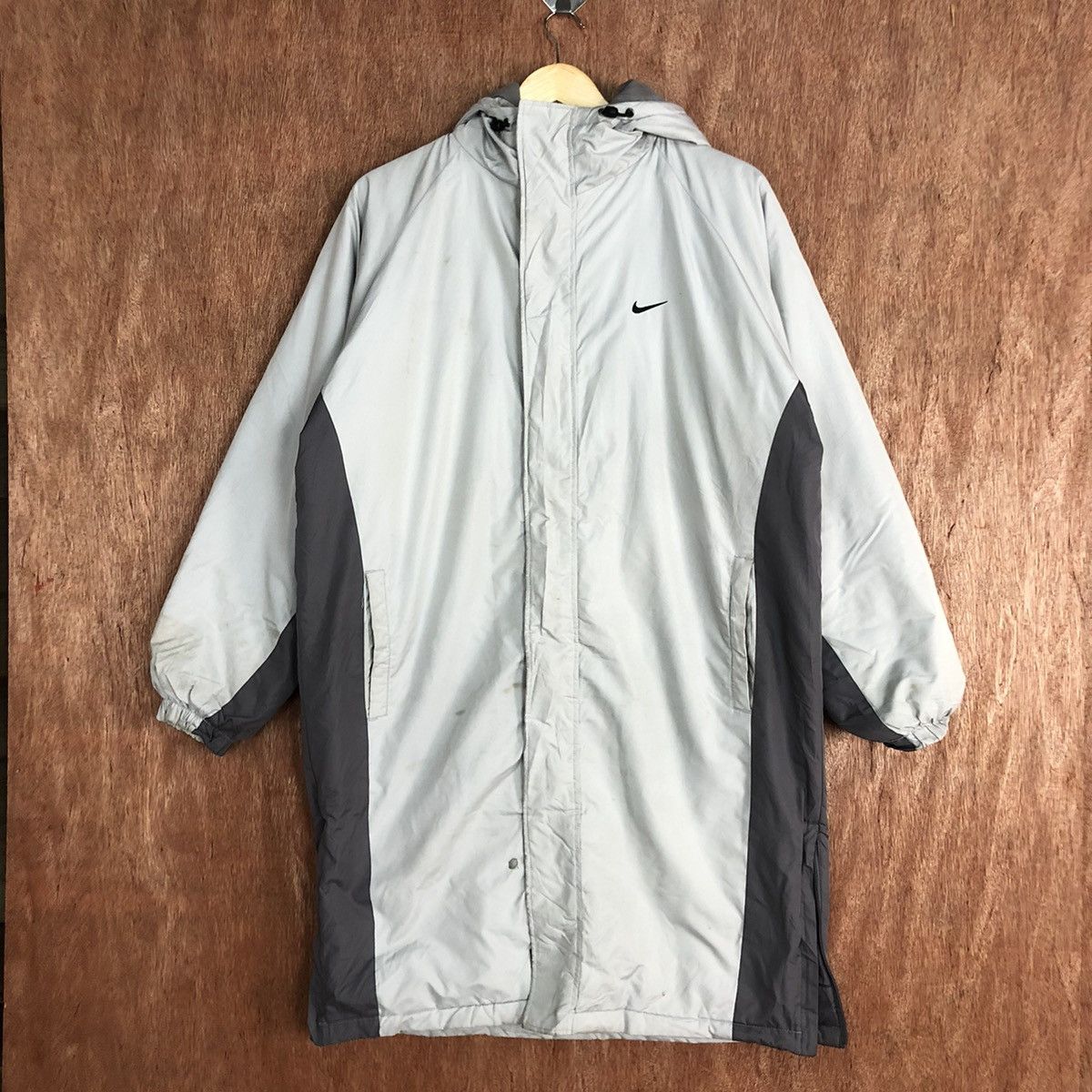 Nike Nike Grey Small Logo long Jacket winter season #H211 Size US M / EU 48-50 / 2 - 1 Thumbnail