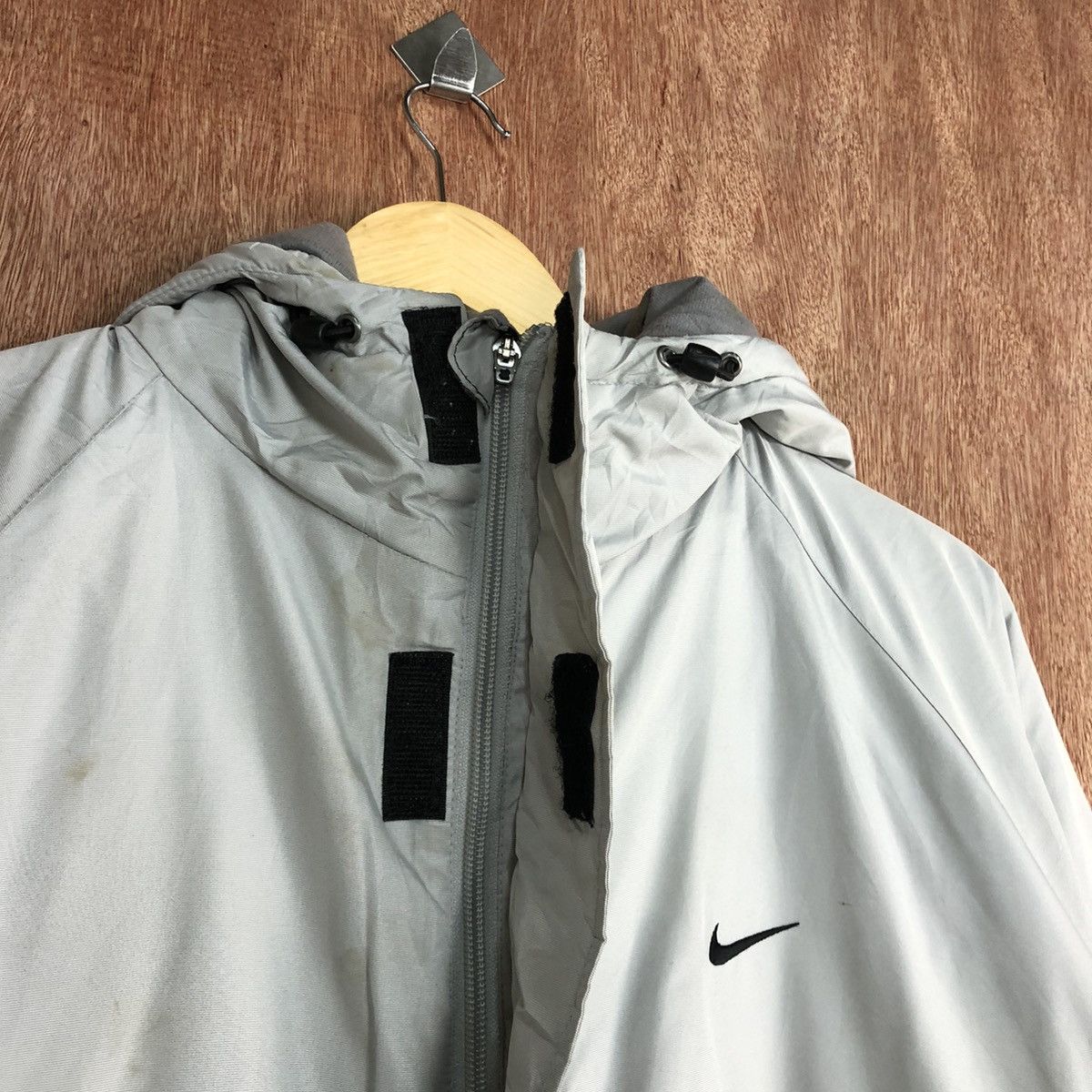 Nike Nike Grey Small Logo long Jacket winter season #H211 Size US M / EU 48-50 / 2 - 11 Thumbnail