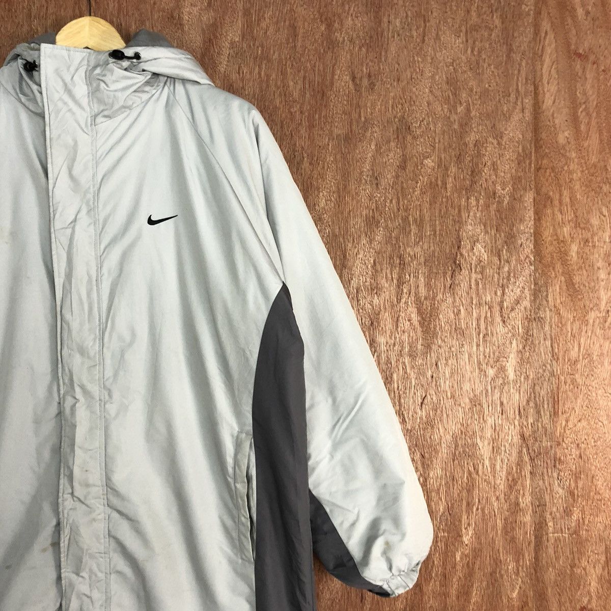 Nike Nike Grey Small Logo long Jacket winter season #H211 Size US M / EU 48-50 / 2 - 5 Thumbnail