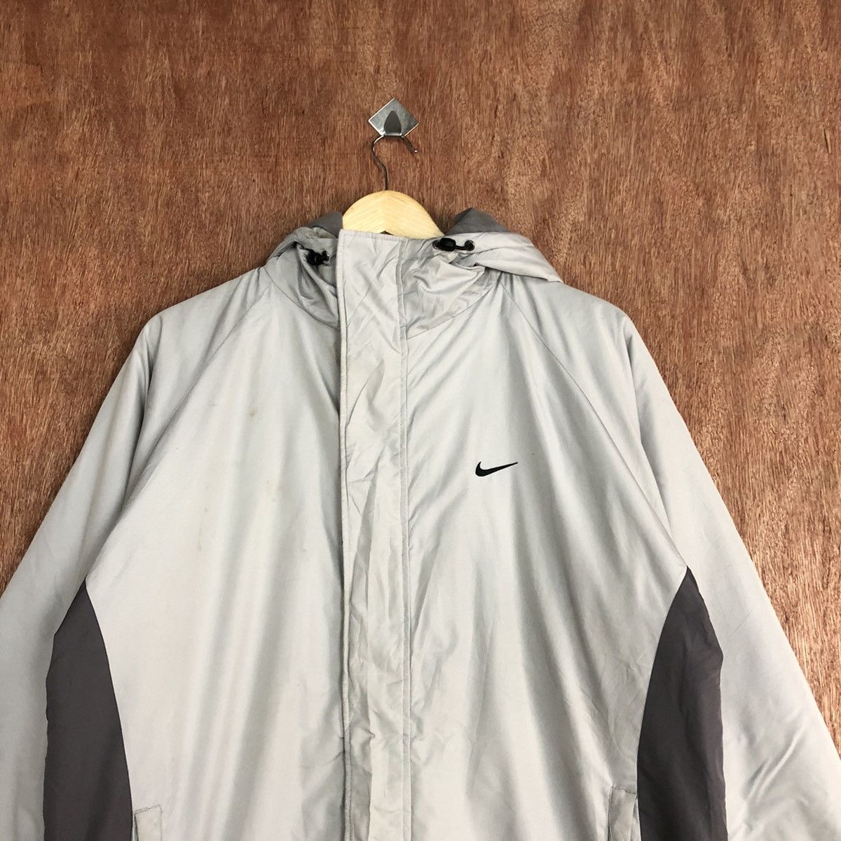 Nike Nike Grey Small Logo long Jacket winter season #H211 Size US M / EU 48-50 / 2 - 9 Thumbnail