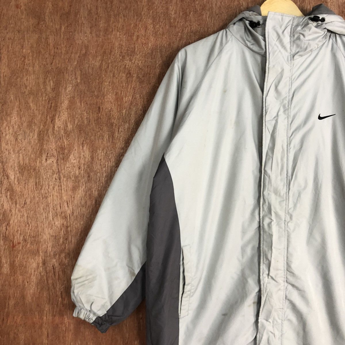 Nike Nike Grey Small Logo long Jacket winter season #H211 Size US M / EU 48-50 / 2 - 7 Thumbnail