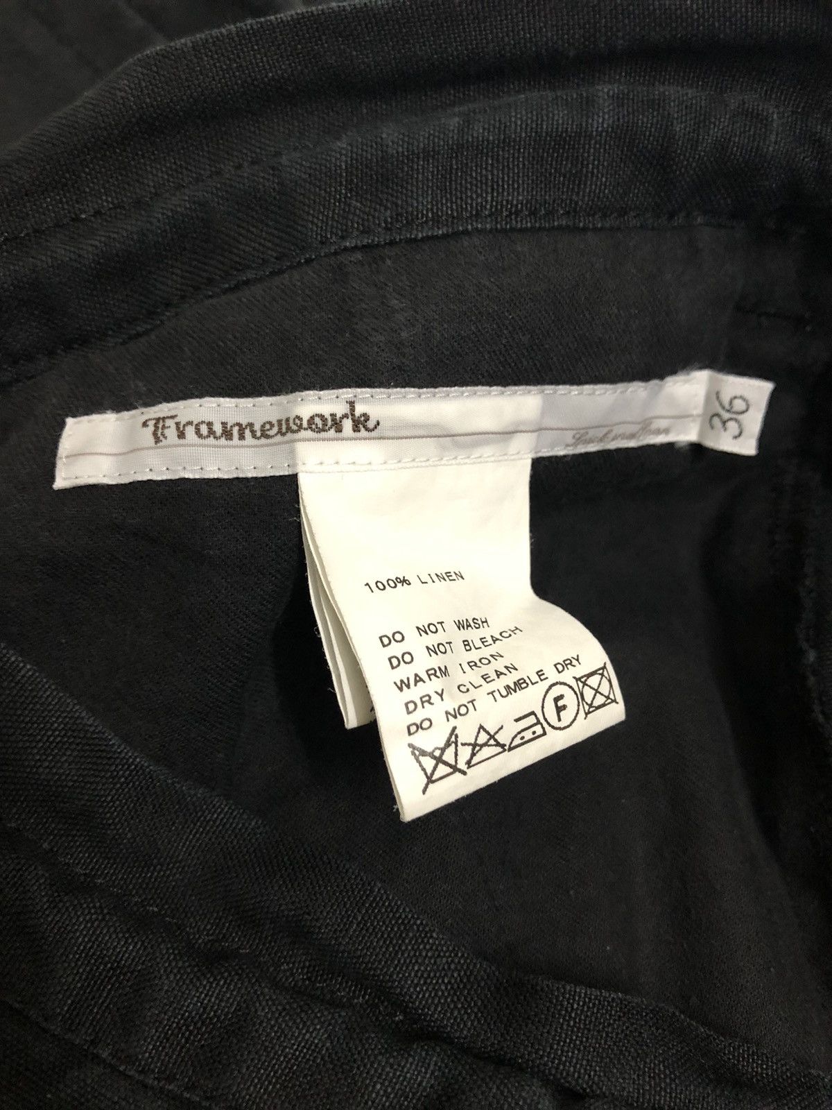 Framework Japan 100% Linen Side Pocket