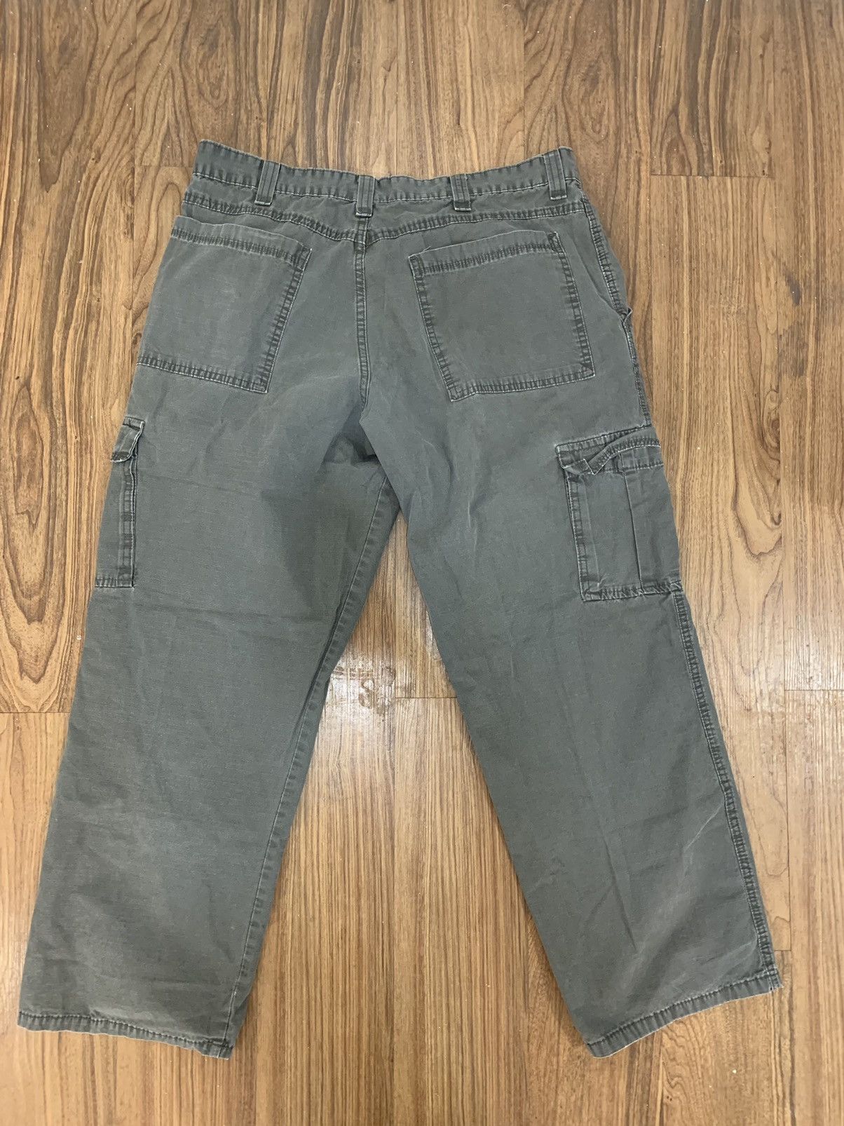 Japanese Brand Vintage Grey Wrangler Cargo Pants Size US 36 / EU 52 - 5 Thumbnail