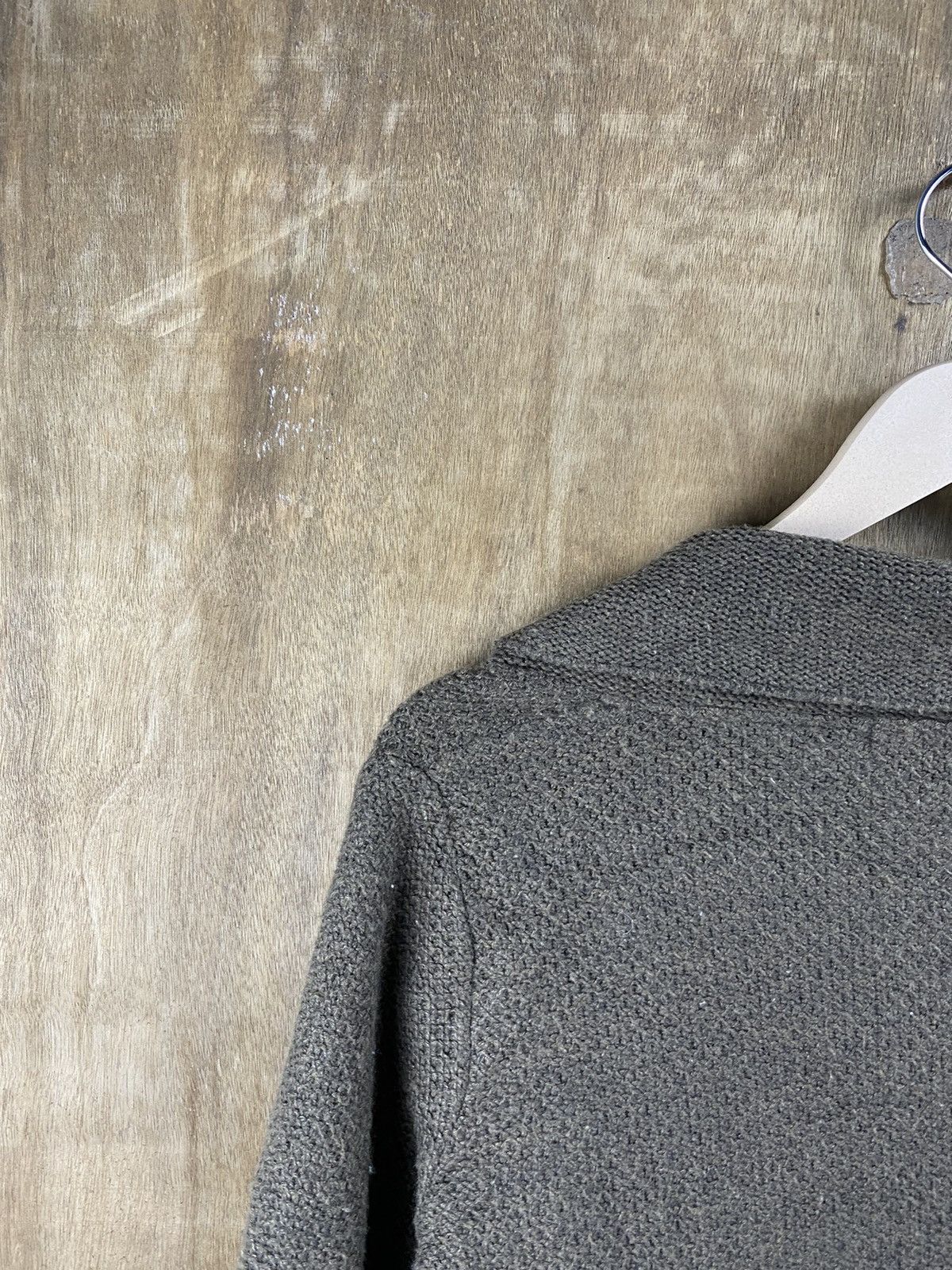 Aran Isles Knitwear Spick & Span brown cardigan japan Knitwear #Z077 Size US M / EU 48-50 / 2 - 12 Thumbnail