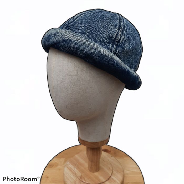 Vintage Vintage naval army stone wash denim hat Grailed