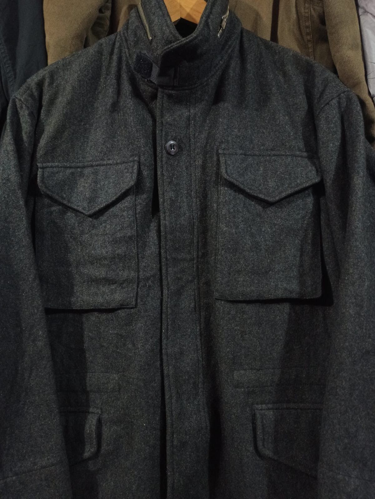Military United arrow blue label M65 Jacket wool fashion | Grailed