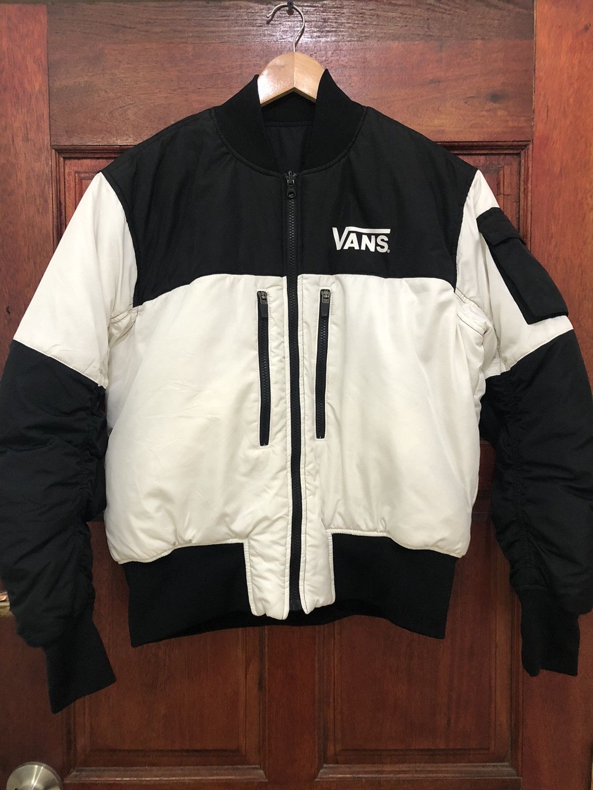 Vans 'off the wall' Reversible Bomber Jacket