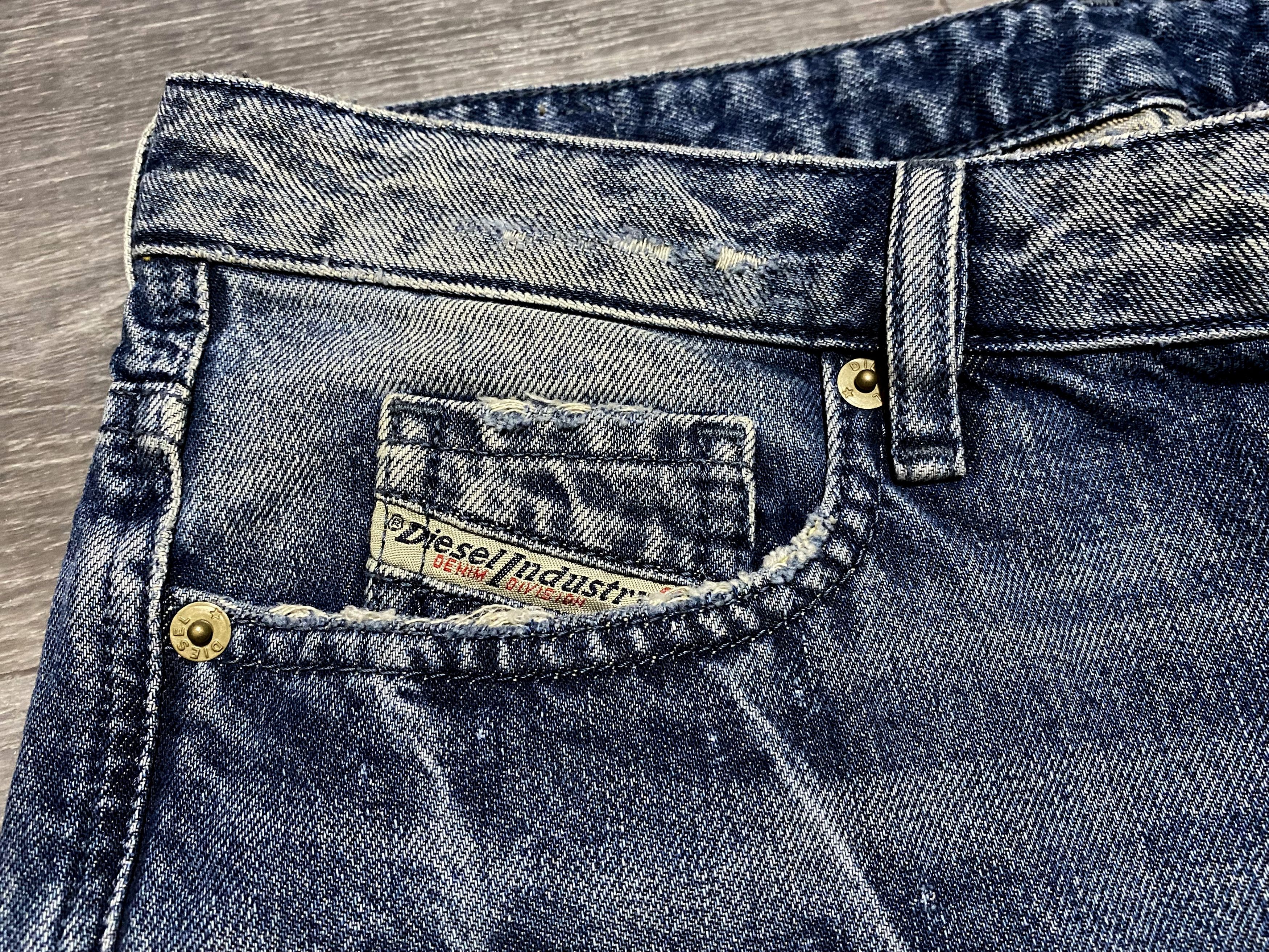 Diesel Women's Diesel Rizzo Washed Torn Distressed Denim Jeans Size 26" / US 2 / IT 38 - 7 Thumbnail