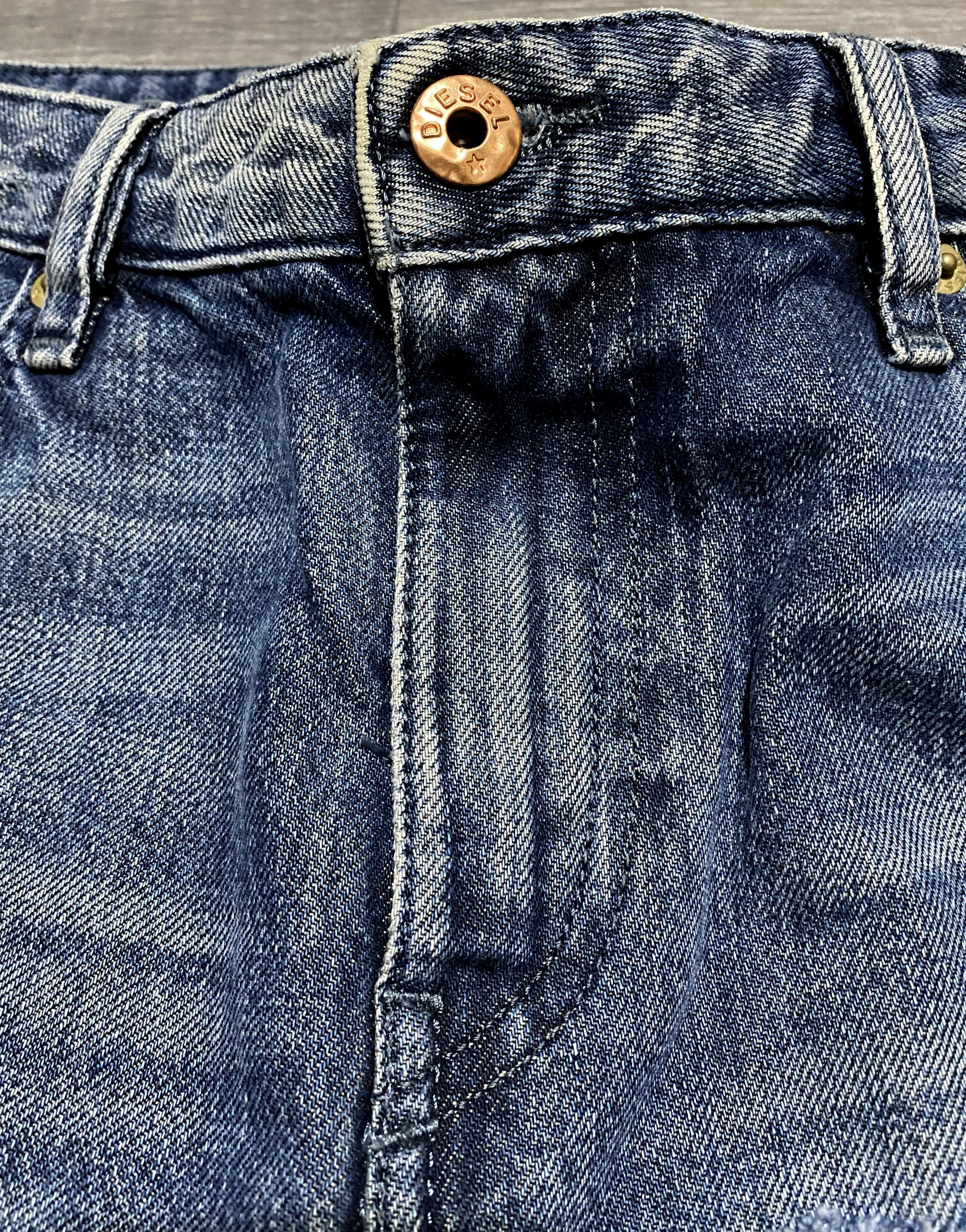 Diesel Women's Diesel Rizzo Washed Torn Distressed Denim Jeans Size 26" / US 2 / IT 38 - 9 Thumbnail