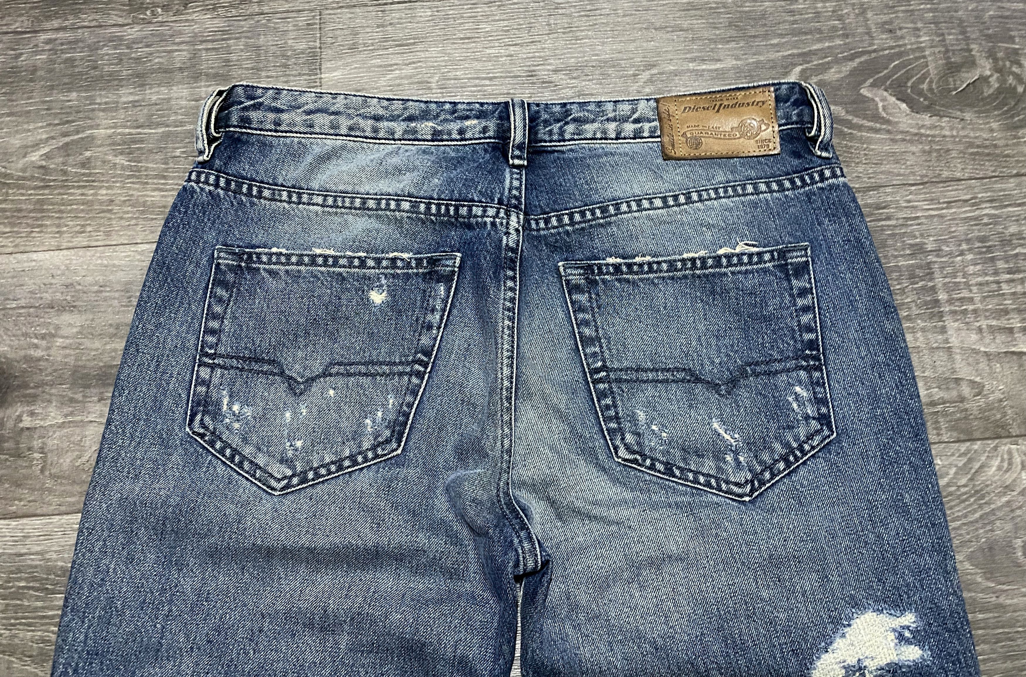 Diesel Women's Diesel Rizzo Washed Torn Distressed Denim Jeans Size 26" / US 2 / IT 38 - 5 Thumbnail