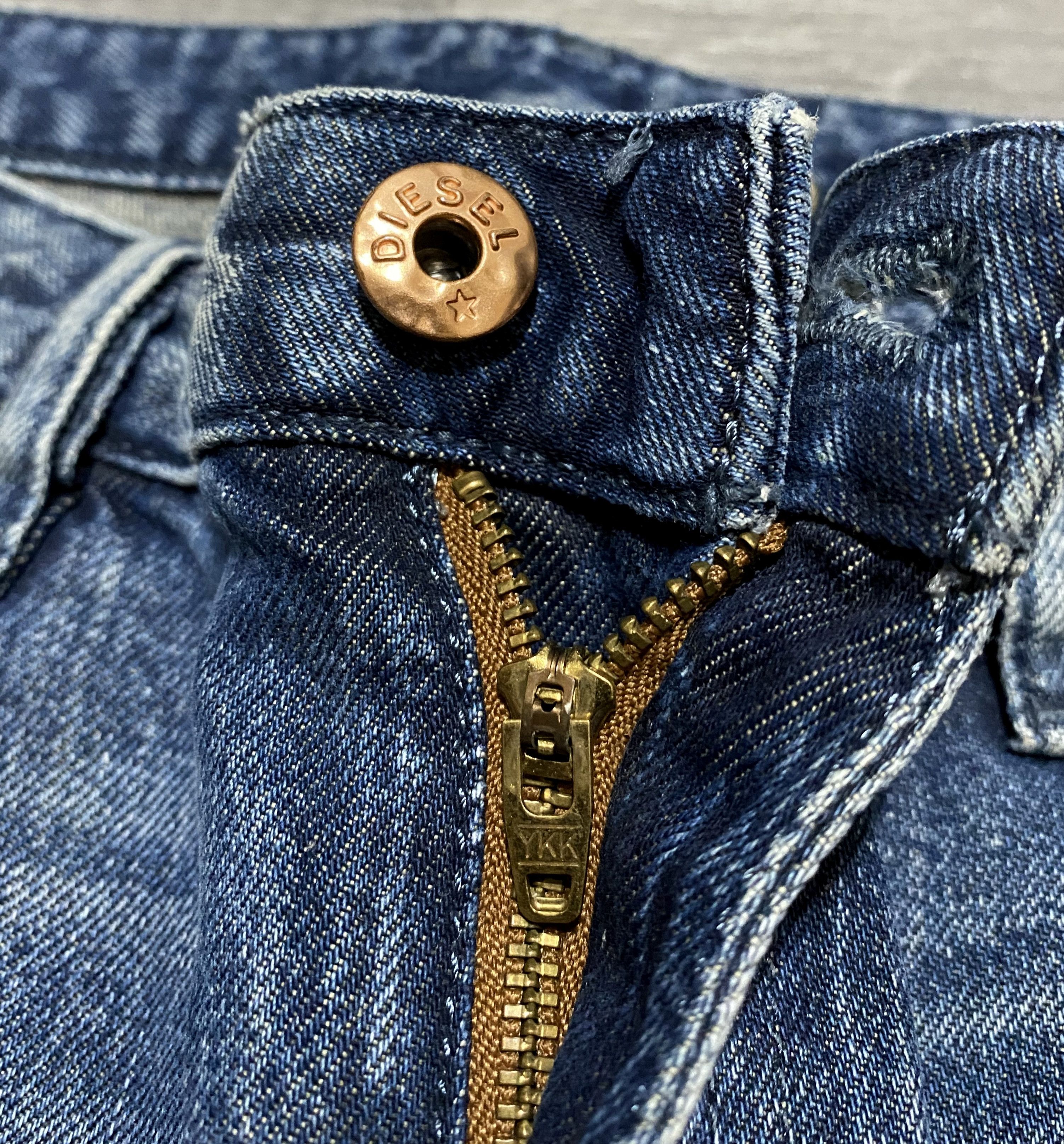 Diesel Women's Diesel Rizzo Washed Torn Distressed Denim Jeans Size 26" / US 2 / IT 38 - 11 Thumbnail
