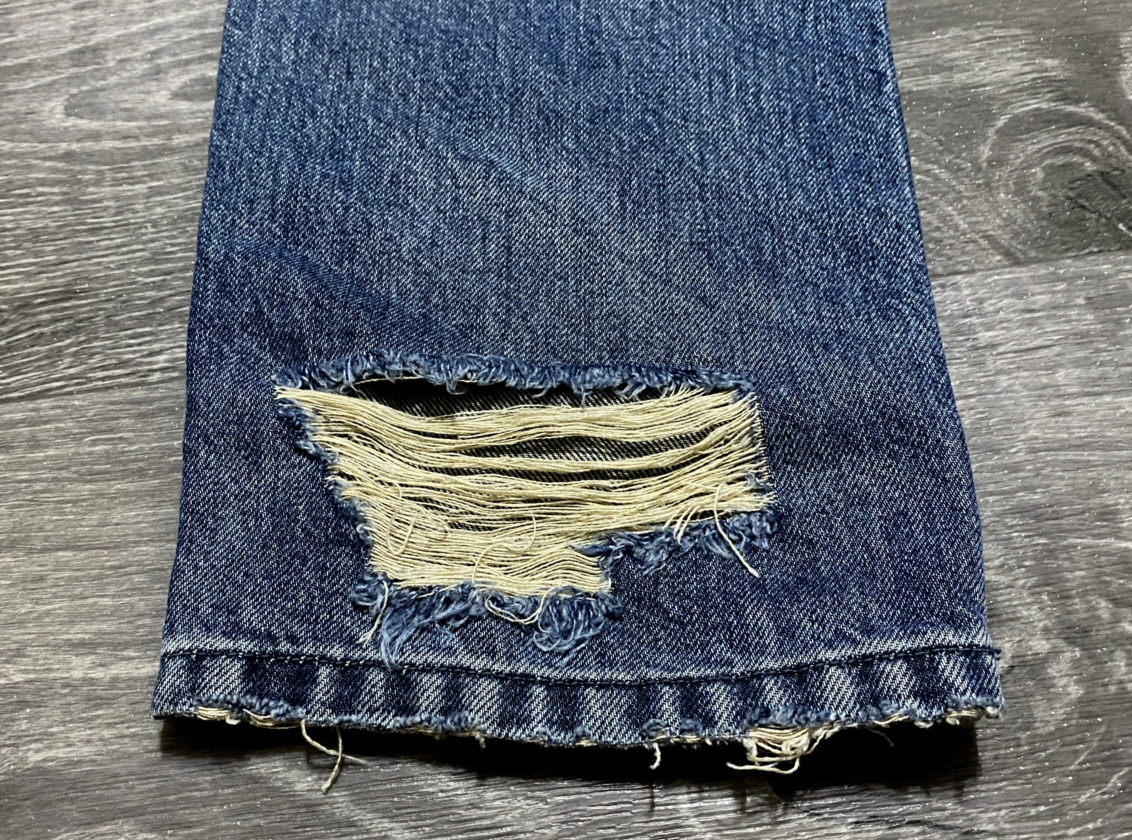 Diesel Women's Diesel Rizzo Washed Torn Distressed Denim Jeans Size 26" / US 2 / IT 38 - 24 Thumbnail