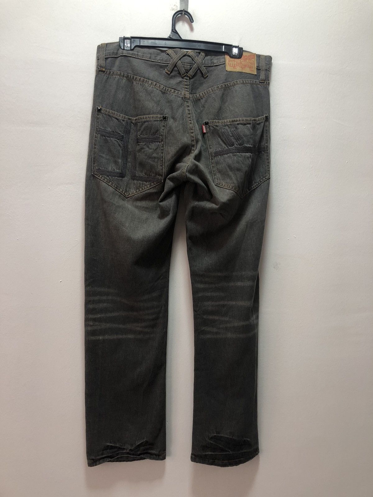 Japanese Brand × Seditionaries PUNK DRUNKERS Denim Pants Japan 1990s Size US 34 / EU 50 - 4 Thumbnail