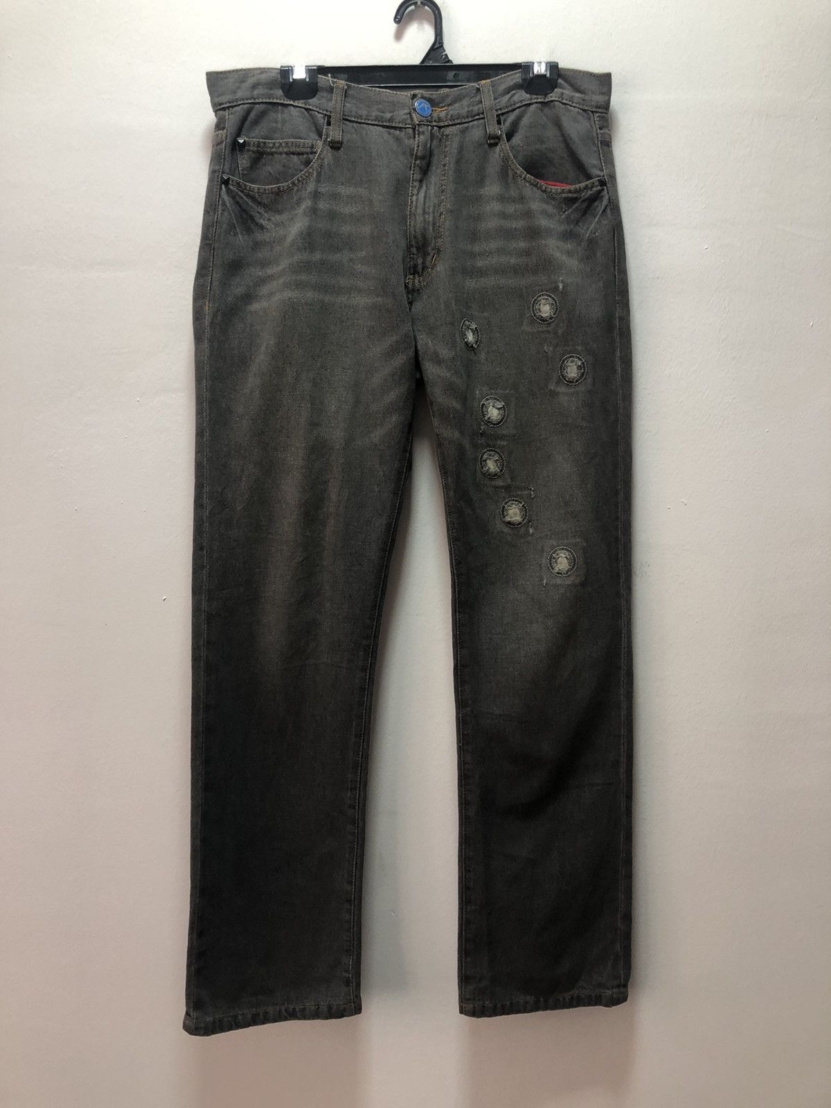 Japanese Brand × Seditionaries PUNK DRUNKERS Denim Pants Japan 1990s Size US 34 / EU 50 - 1 Thumbnail
