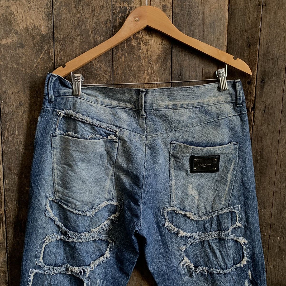 Dolce & Gabbana Dolce & Gabbana Distressed Denim Jeans Size US 36 / EU 52 - 11 Thumbnail