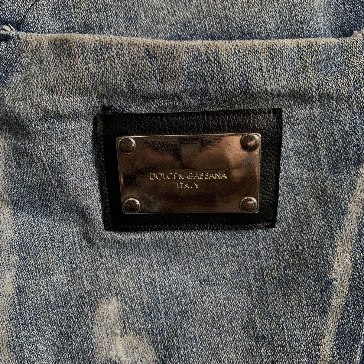 Dolce & Gabbana Dolce & Gabbana Distressed Denim Jeans Size US 36 / EU 52 - 13 Thumbnail