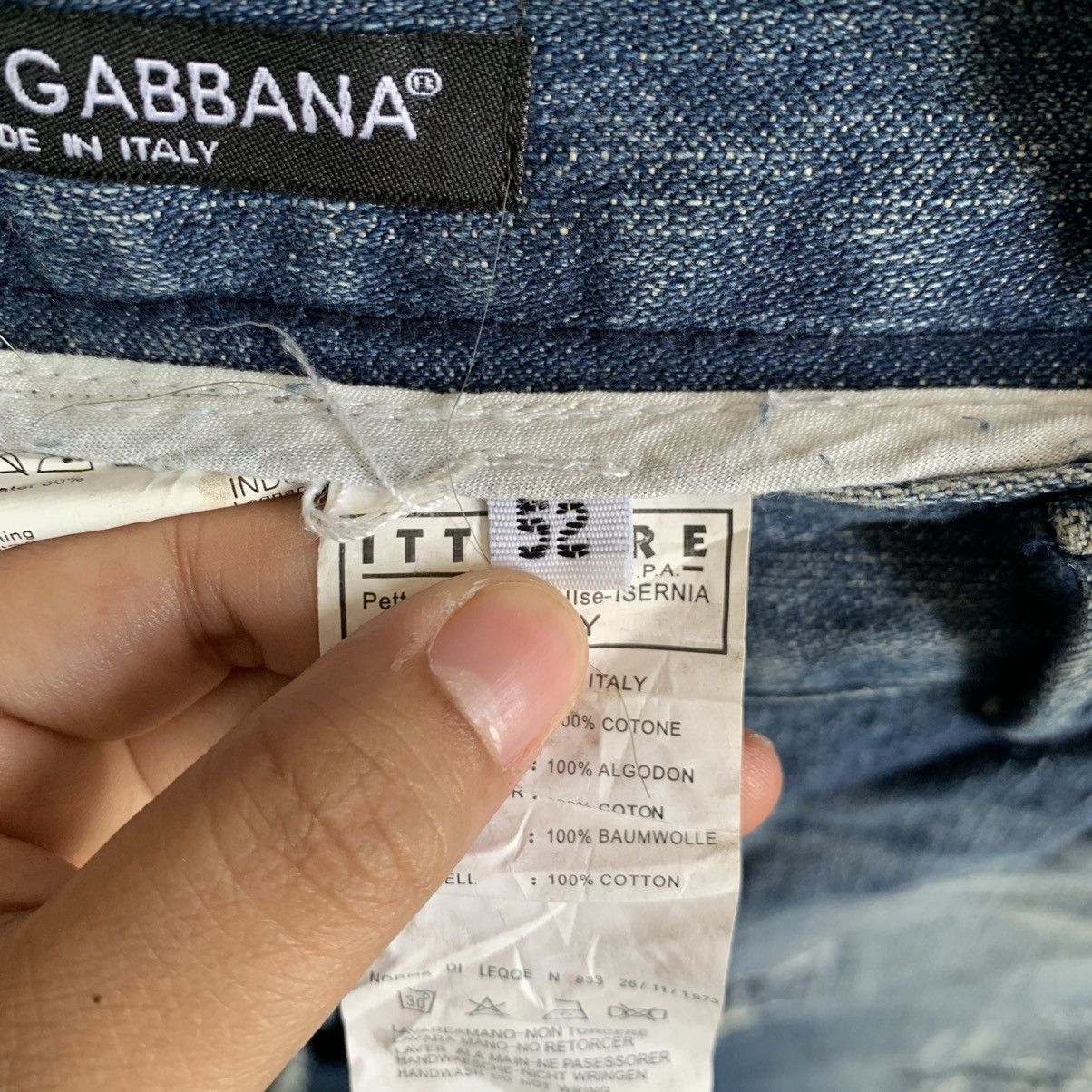 Dolce & Gabbana Dolce & Gabbana Distressed Denim Jeans Size US 36 / EU 52 - 9 Thumbnail