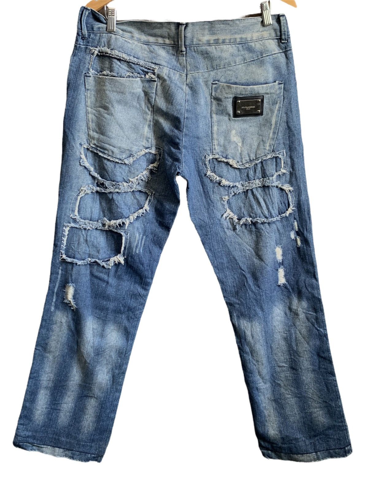 Dolce & Gabbana Dolce & Gabbana Distressed Denim Jeans Size US 36 / EU 52 - 2 Thumbnail