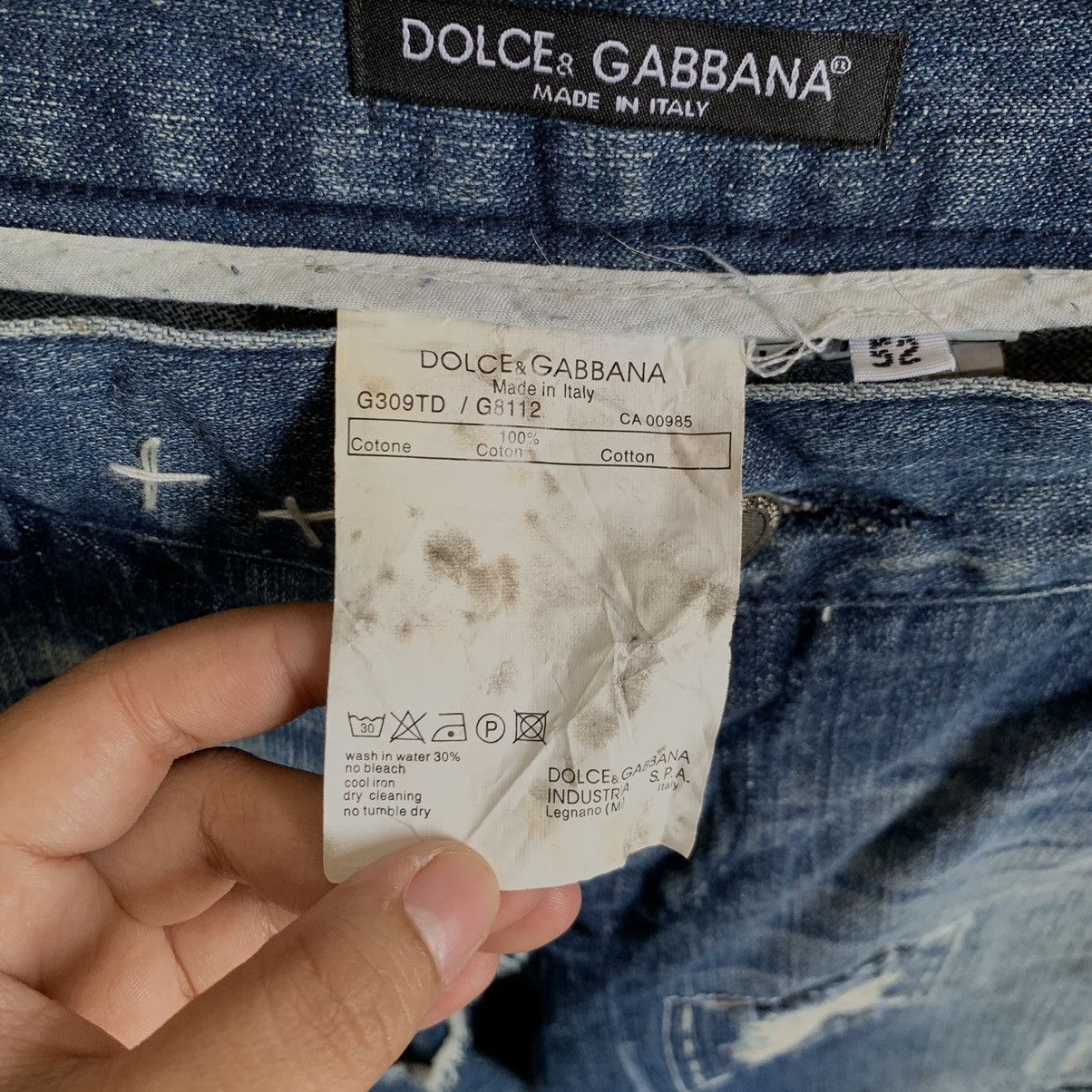 Dolce & Gabbana Dolce & Gabbana Distressed Denim Jeans Size US 36 / EU 52 - 7 Thumbnail
