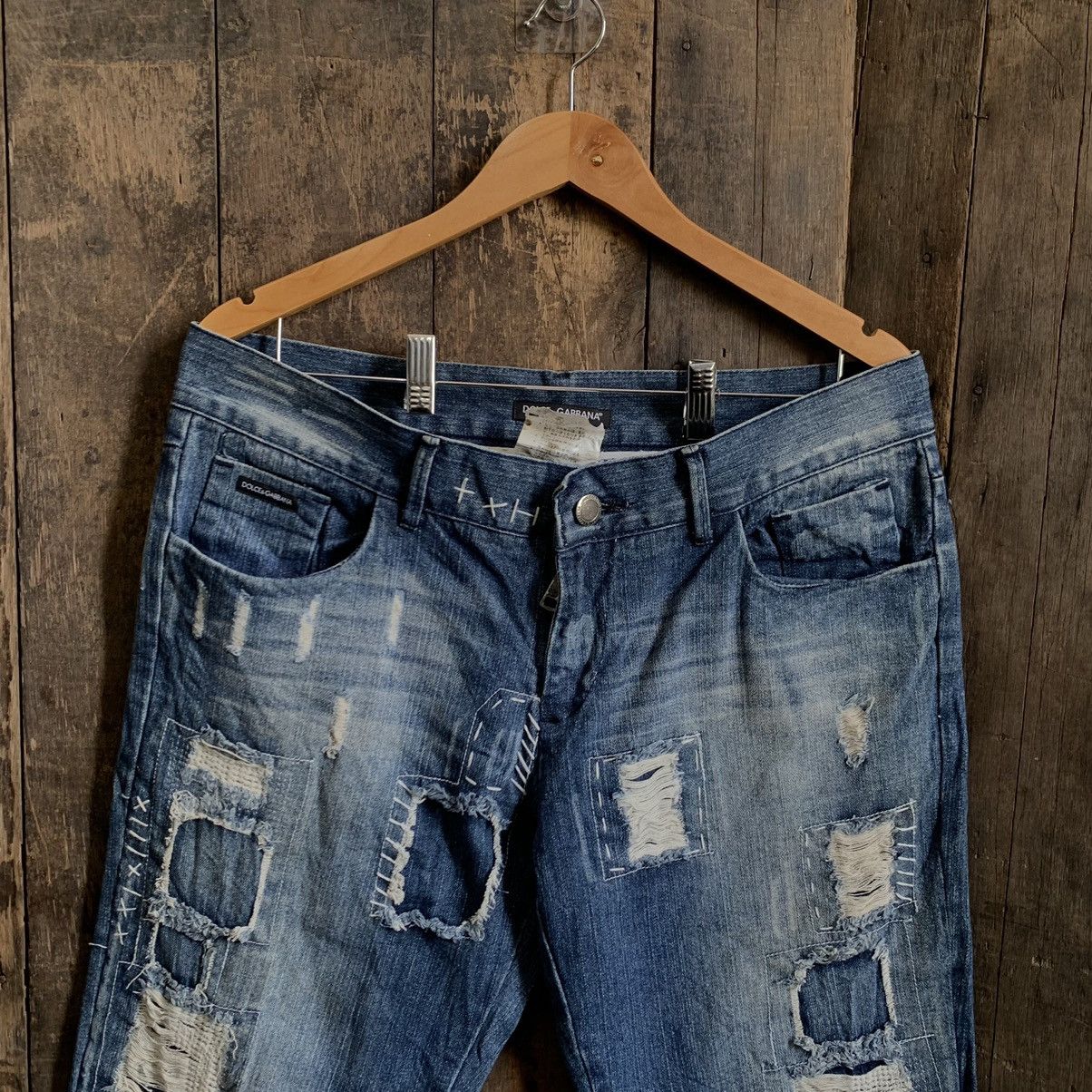 Dolce & Gabbana Dolce & Gabbana Distressed Denim Jeans Size US 36 / EU 52 - 3 Thumbnail
