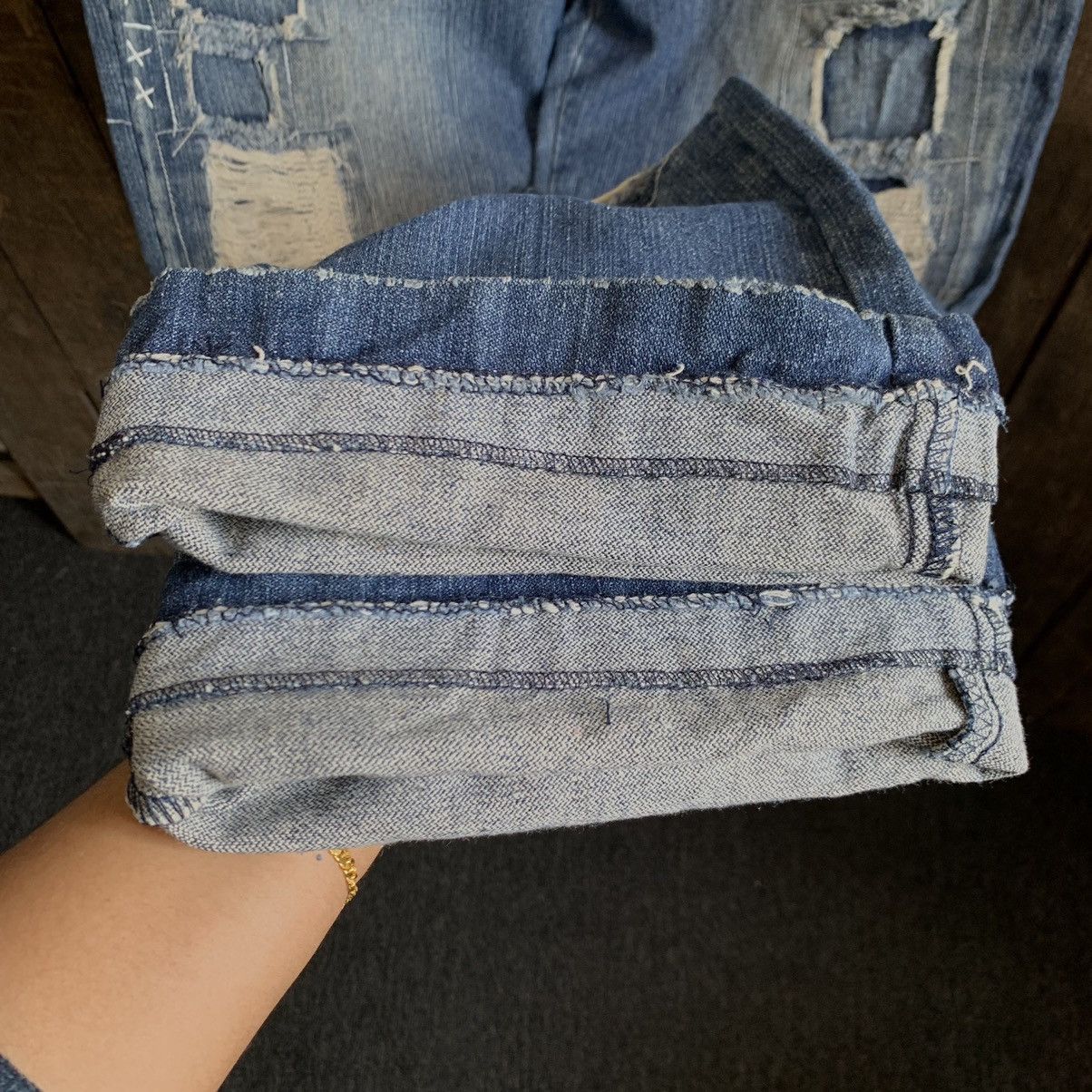 Dolce & Gabbana Dolce & Gabbana Distressed Denim Jeans Size US 36 / EU 52 - 10 Thumbnail
