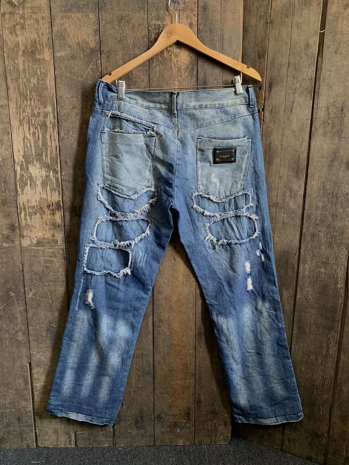 Dolce & Gabbana Dolce & Gabbana Distressed Denim Jeans Size US 36 / EU 52 - 17 Thumbnail