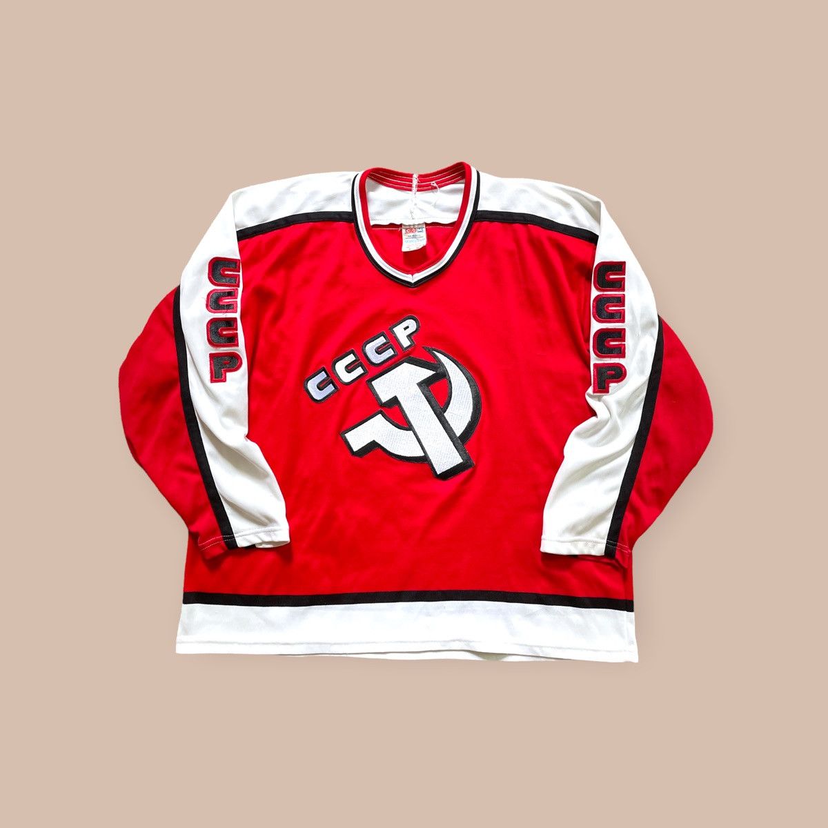 Ccm × Vintage Vintage CCM Soviet Union CCCP Russian National Hockey ...