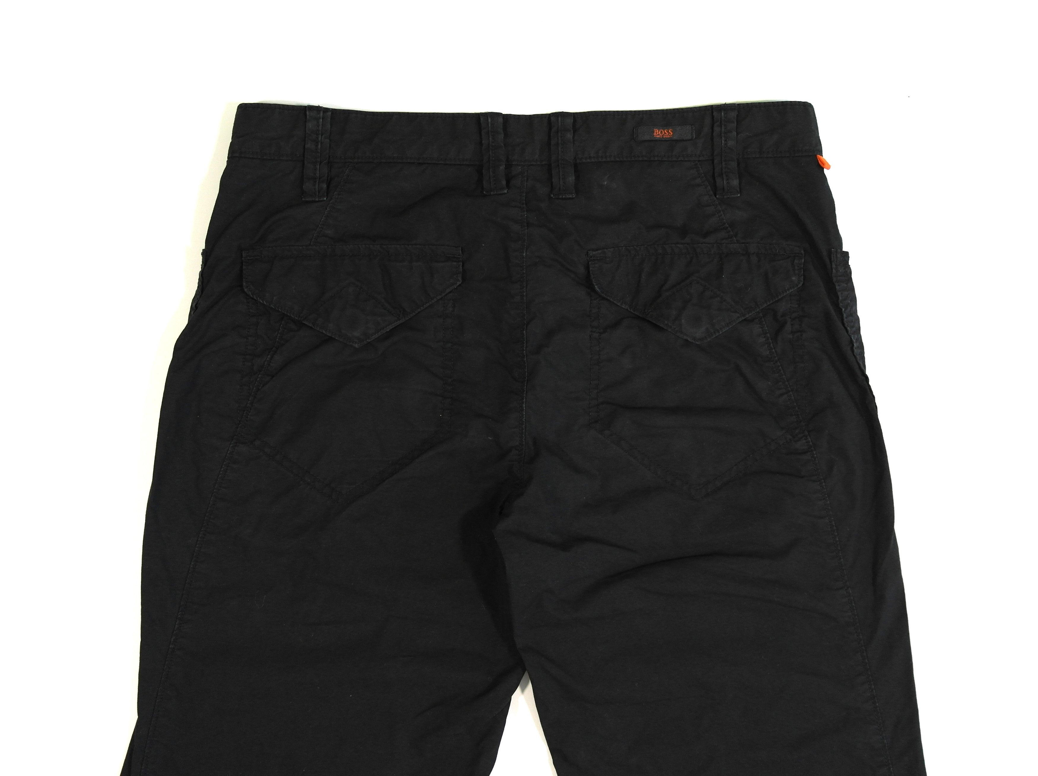 Hugo Boss Hugo Boss Mens Cotton Pants Comfort Fit Size 32 Black Size US 32 / EU 48 - 5 Thumbnail