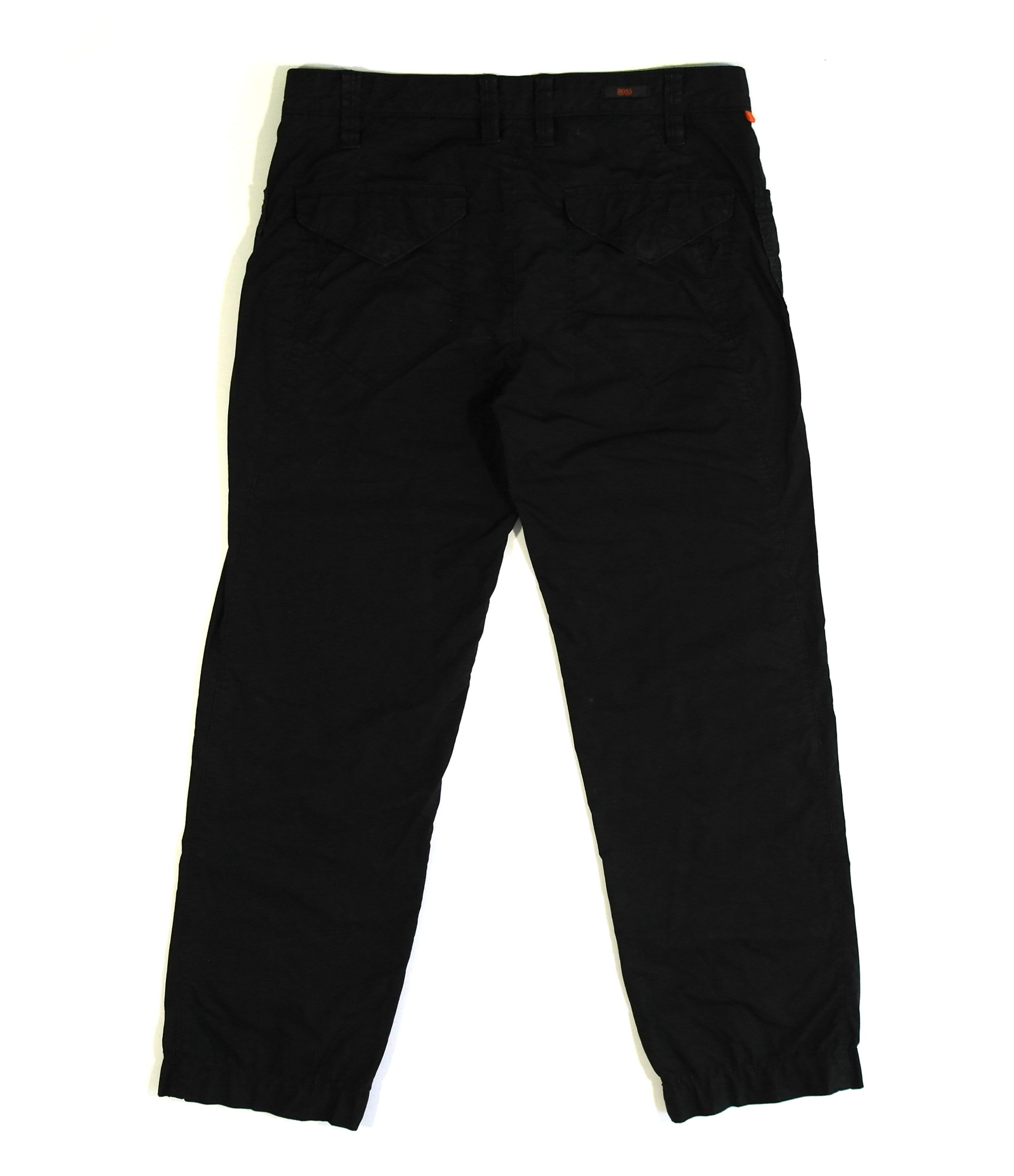 Hugo Boss Hugo Boss Mens Cotton Pants Comfort Fit Size 32 Black Size US 32 / EU 48 - 2 Thumbnail