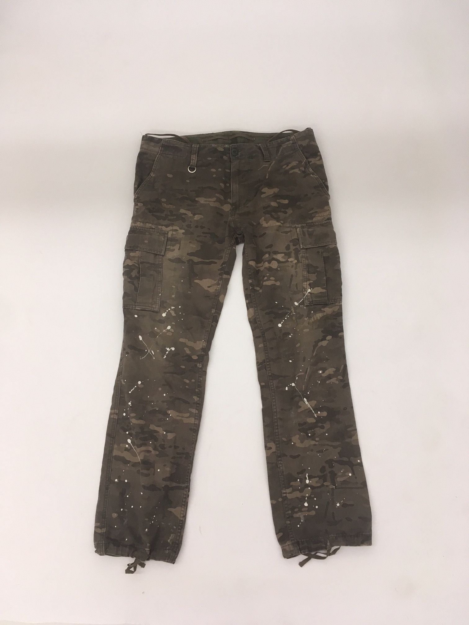 Camouflage Field Pant (Painted Damage) Dark Woodland
