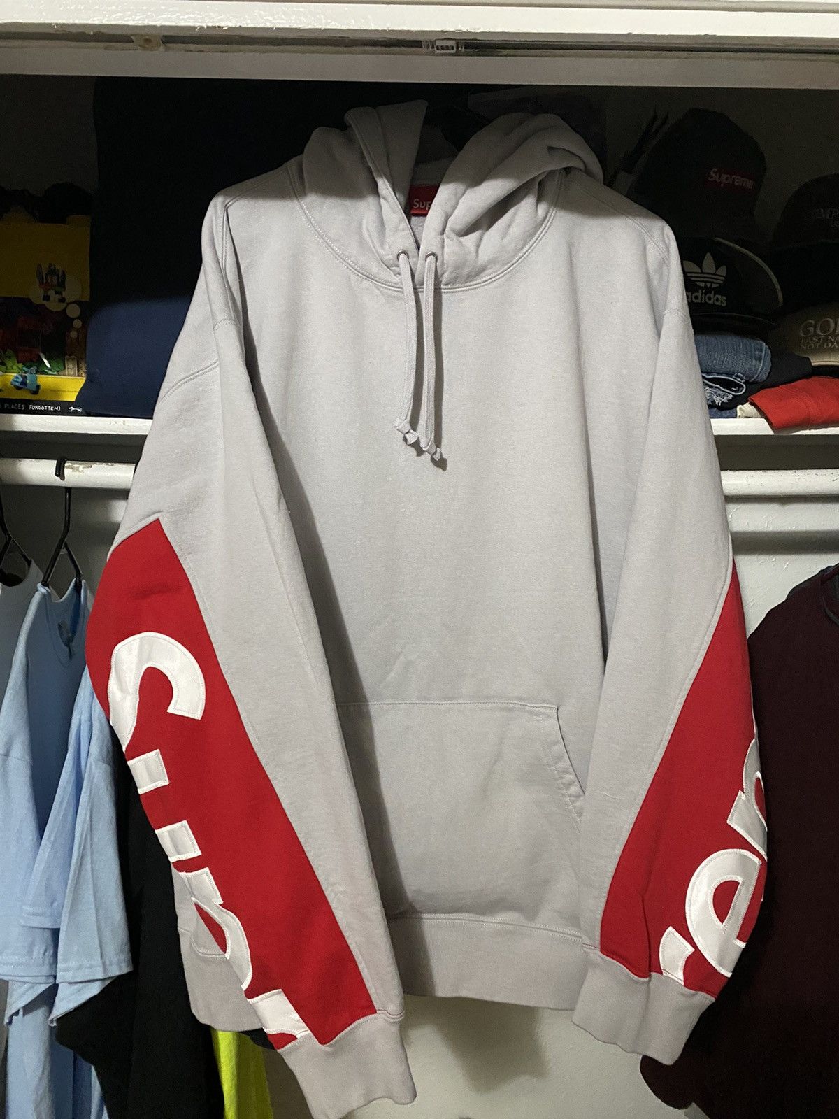 Supreme LAST PRICE DROP Supreme Cropped Panels Hoodie Grailed